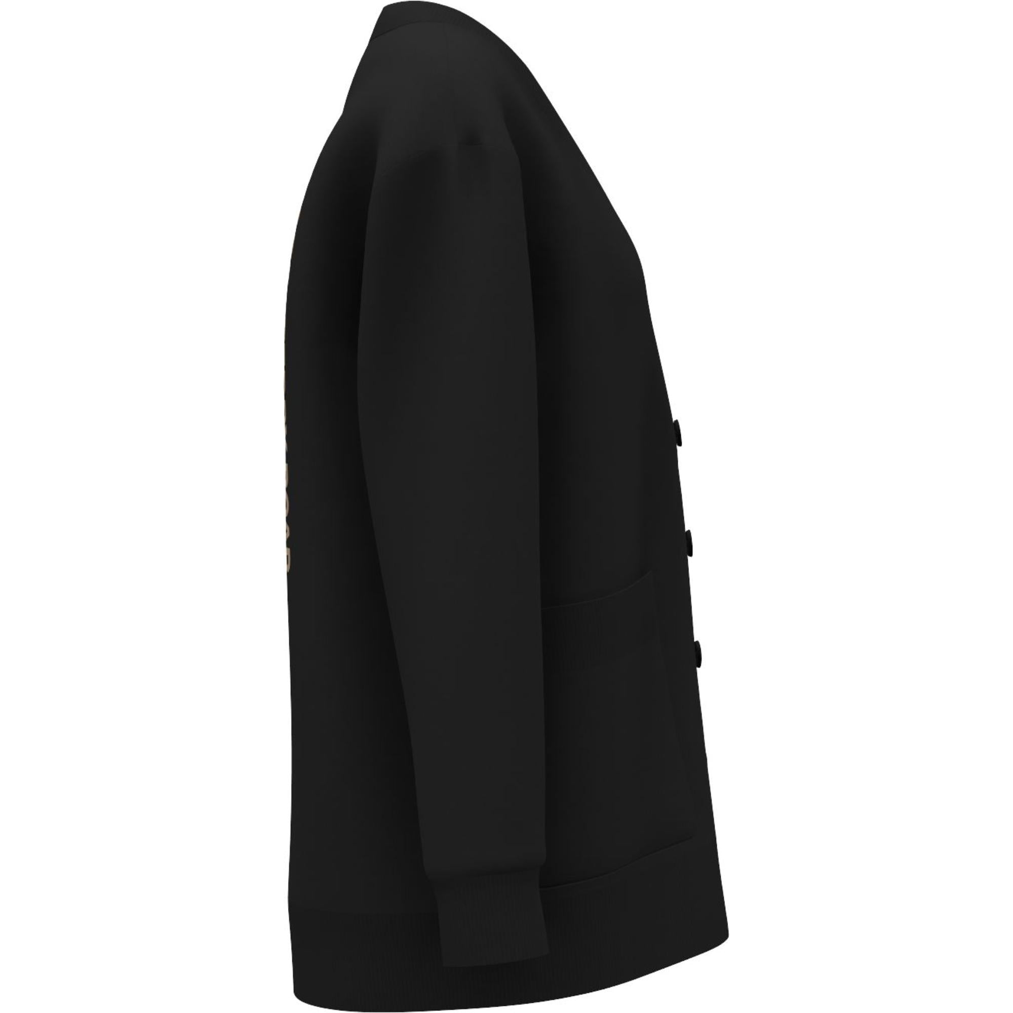 호스페리 스퀘어 울 블렌드 자카드 카디건