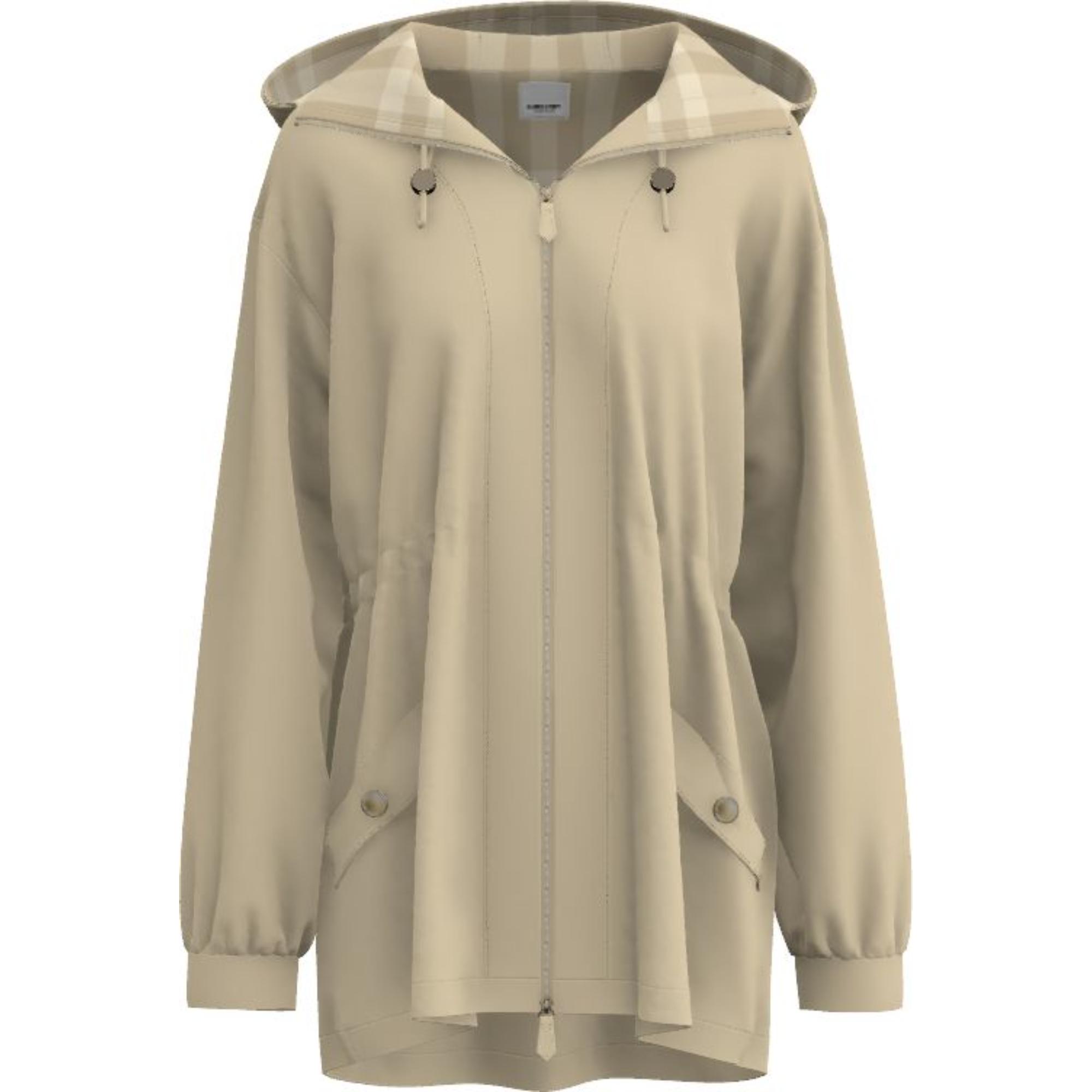 트로피컬 개버딘 후드 파카