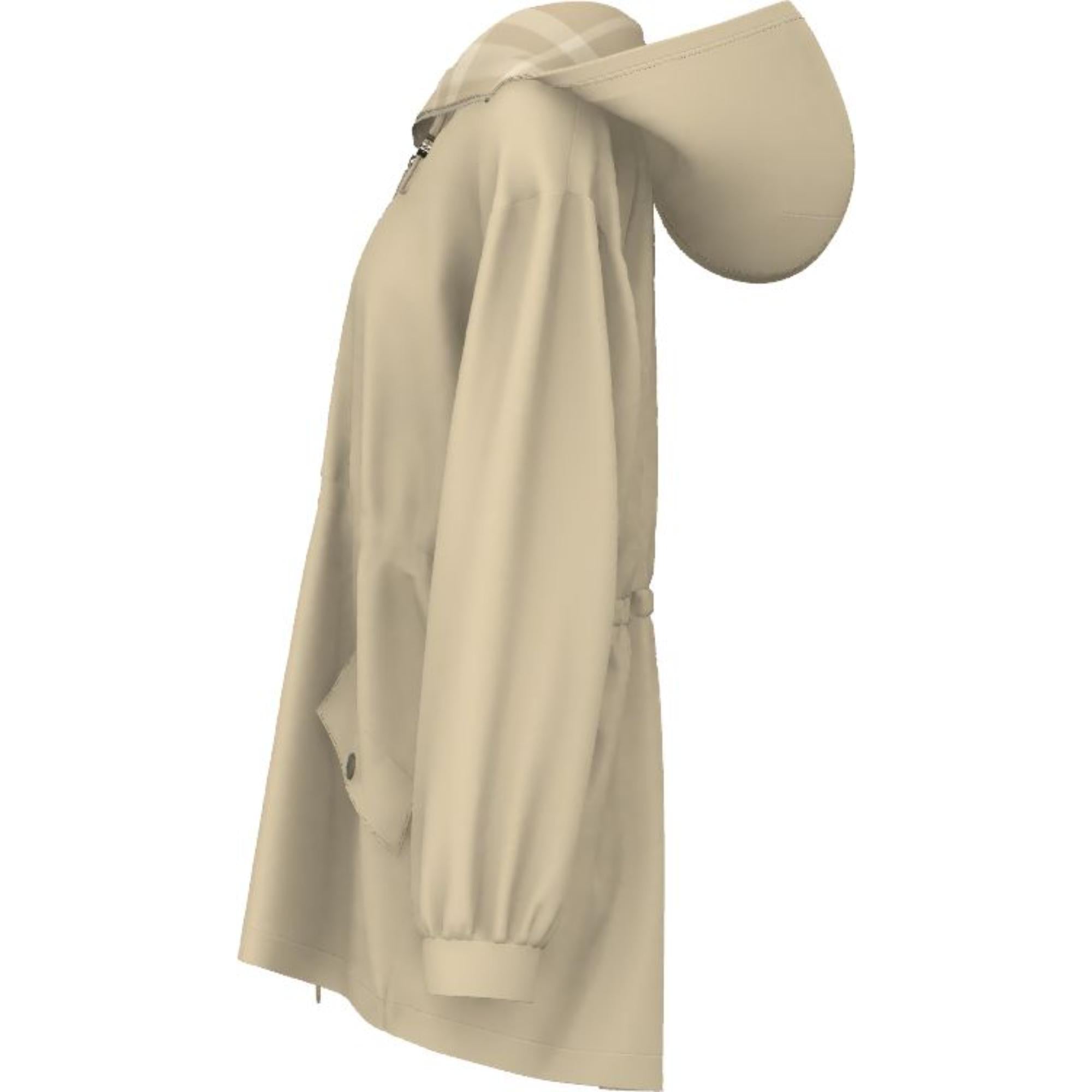 트로피컬 개버딘 후드 파카