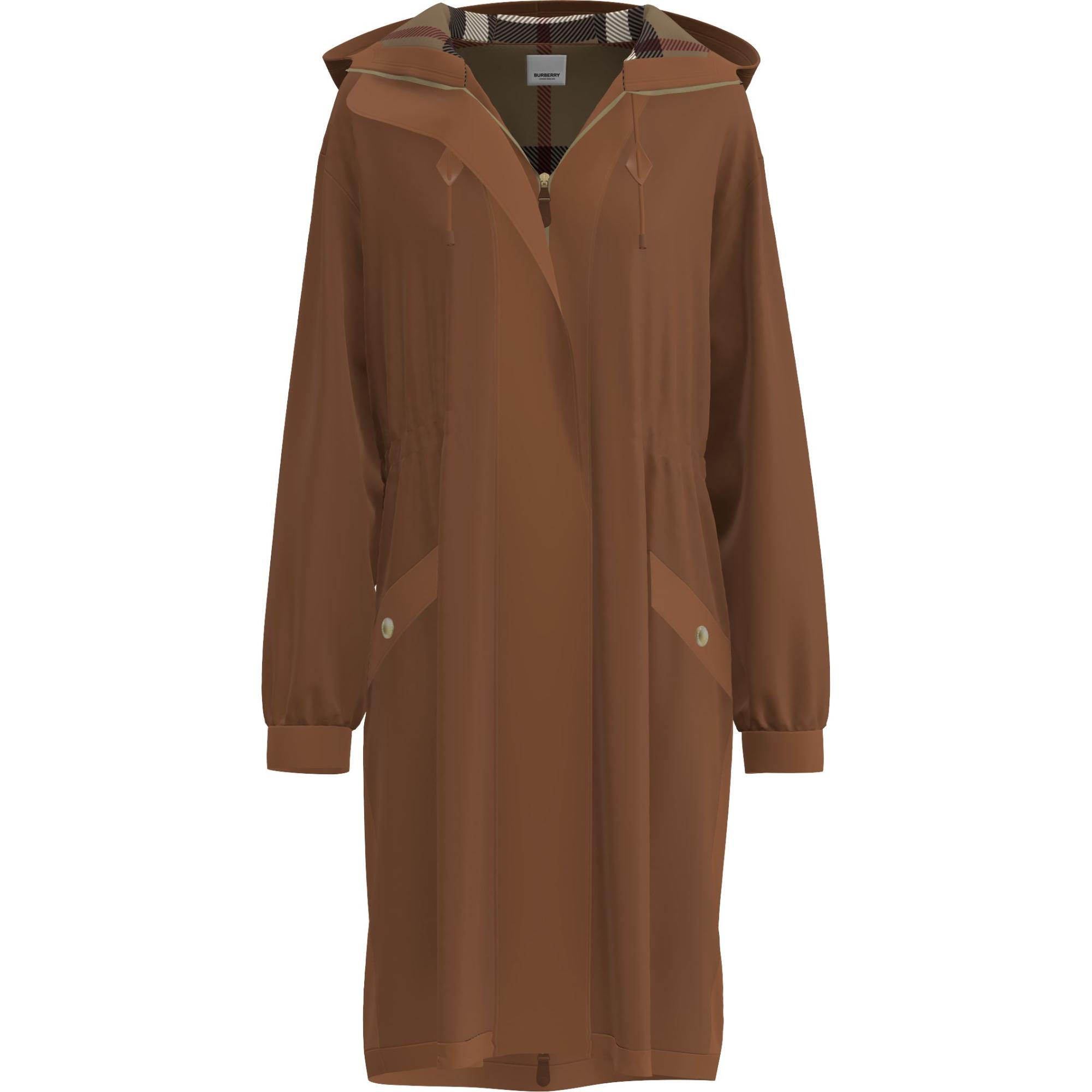 톱스티치 후드 파카