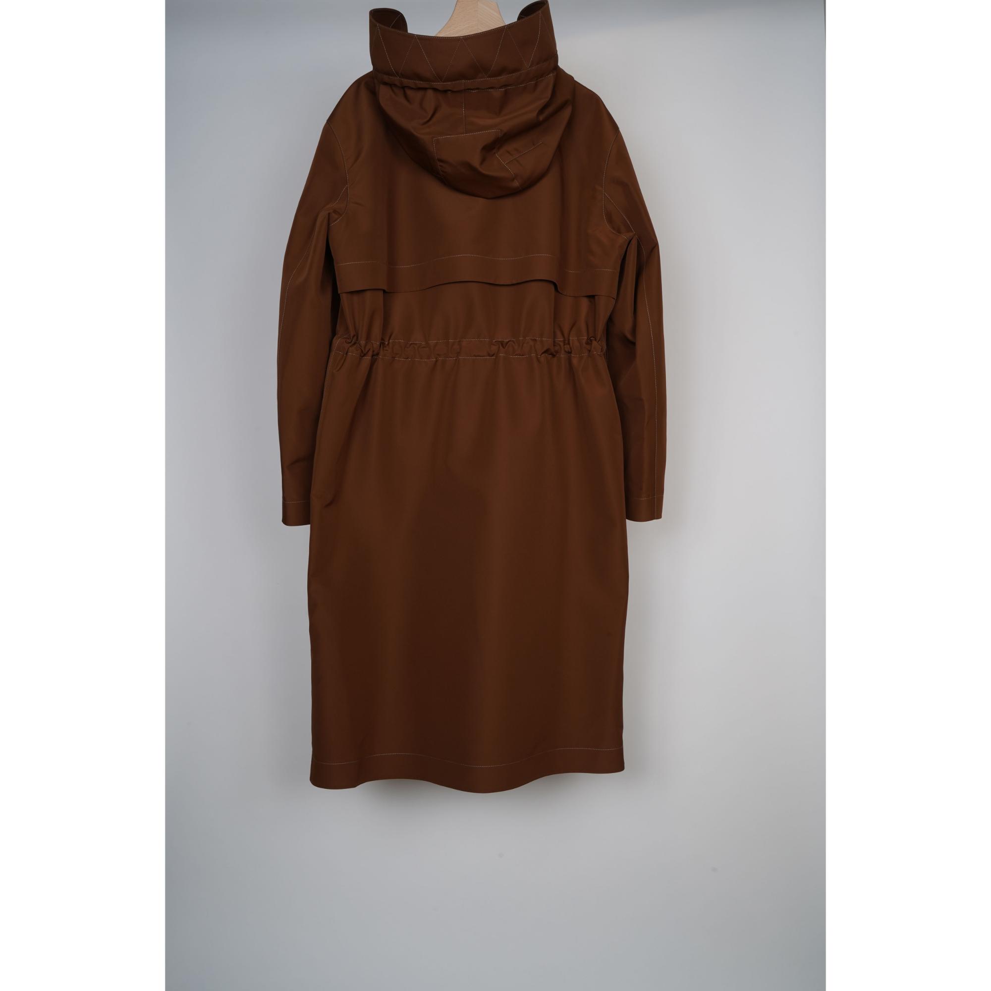 톱스티치 후드 파카