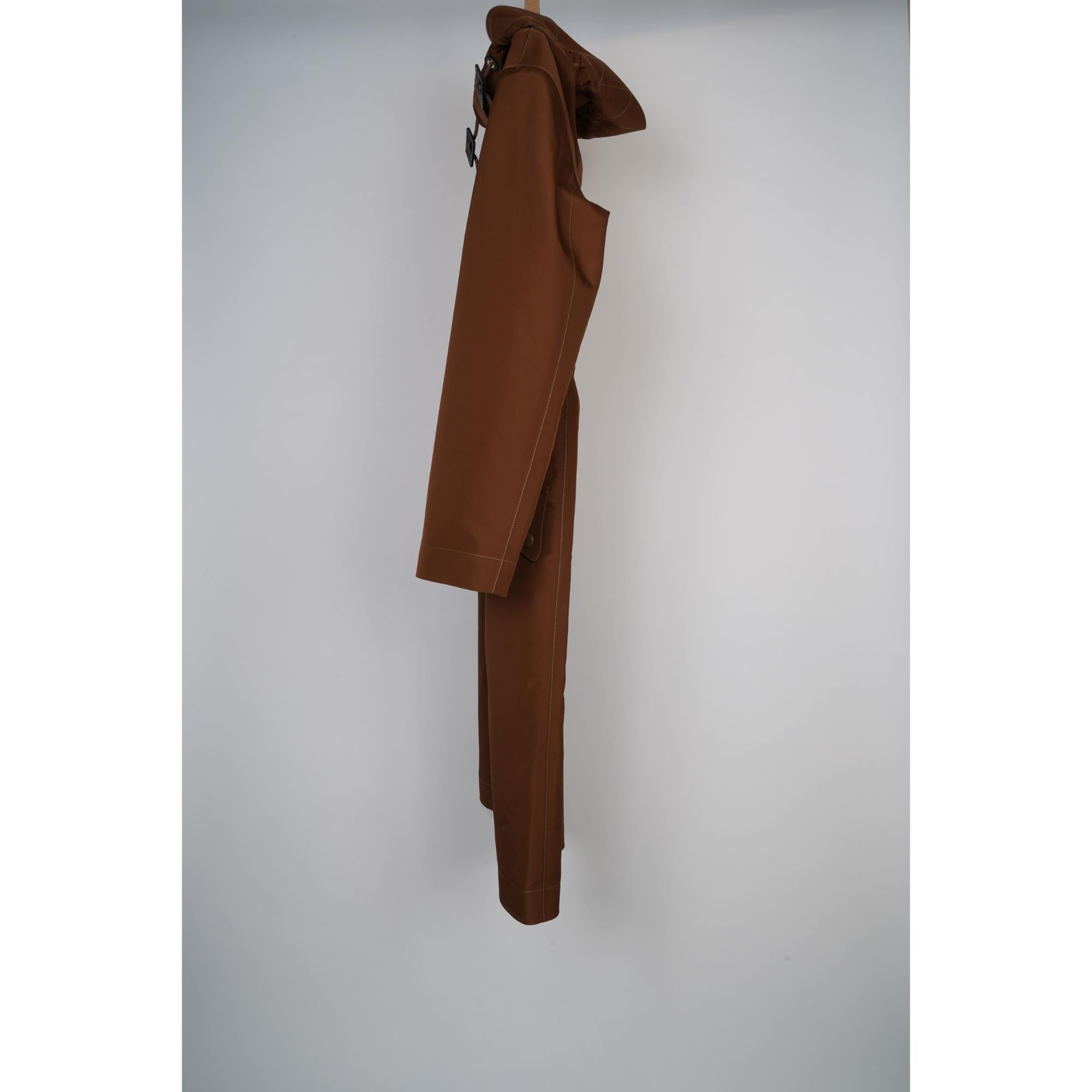 톱스티치 후드 파카