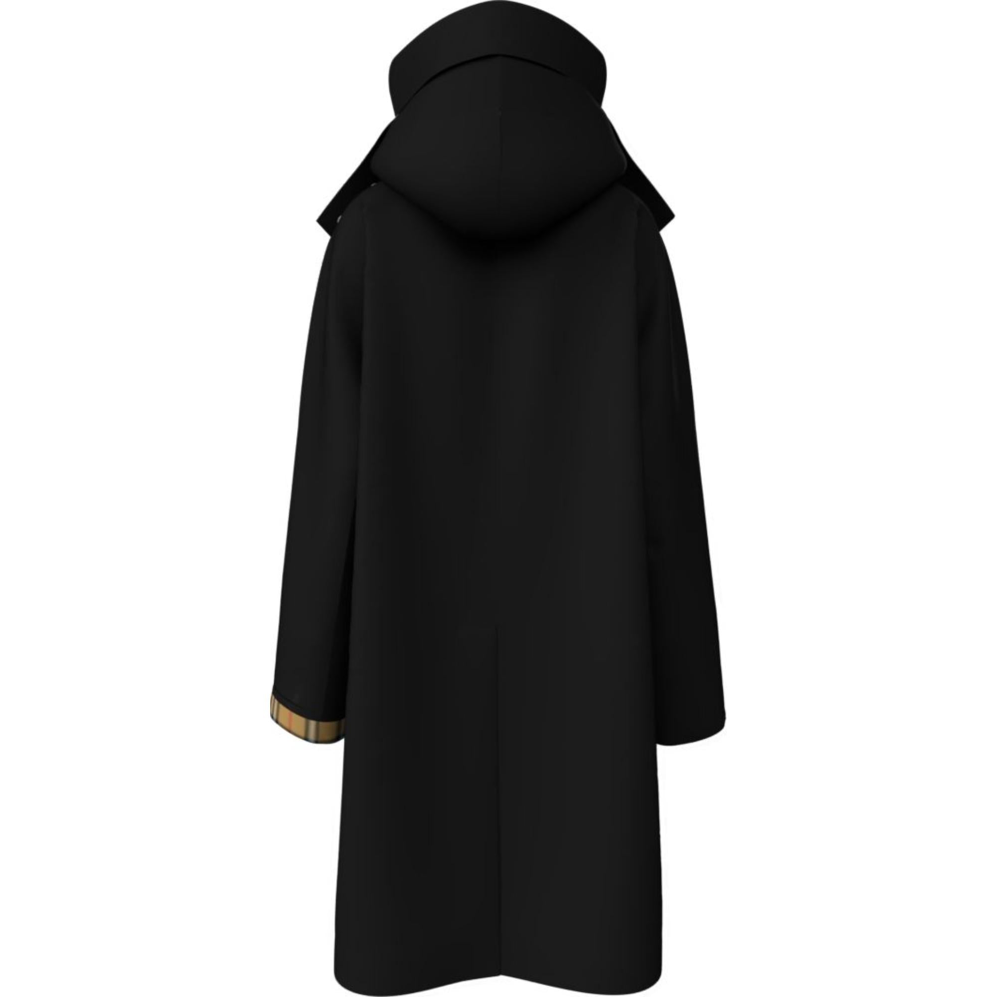 디태처블 후드 카 코트