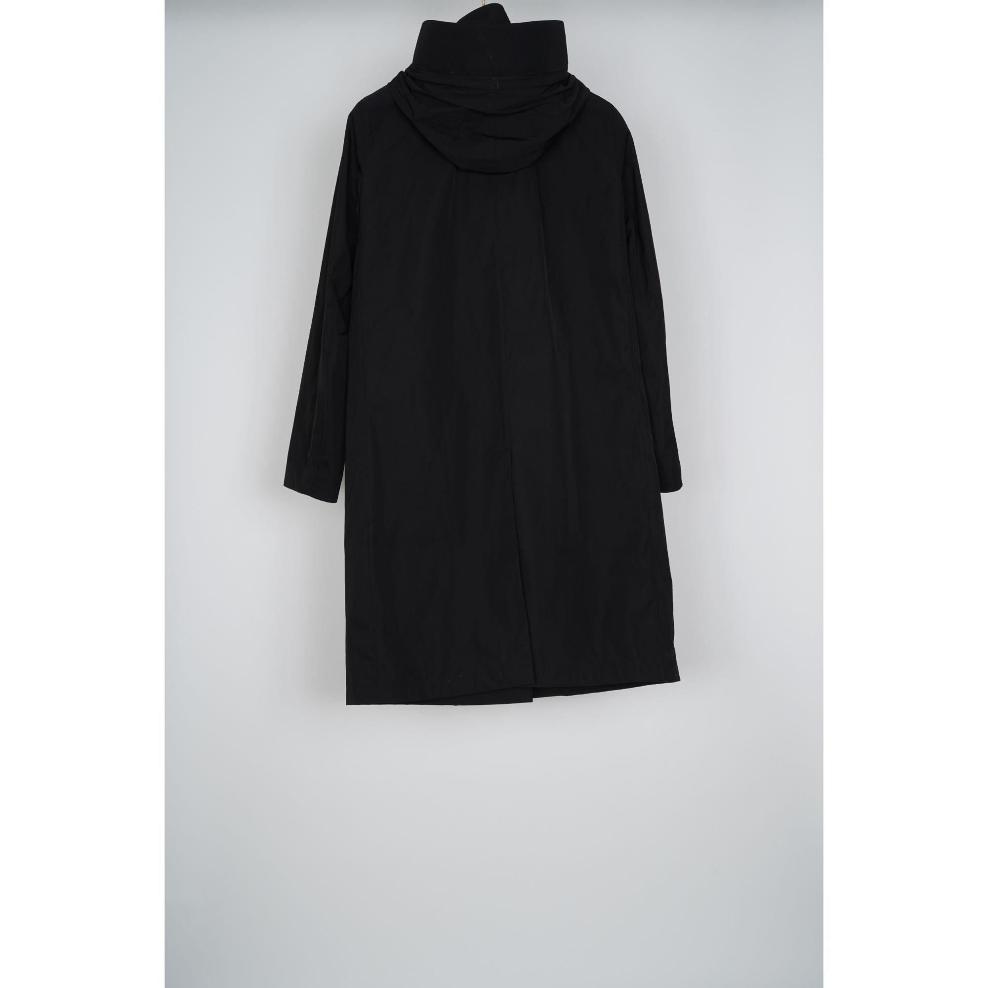 디태처블 후드 카 코트