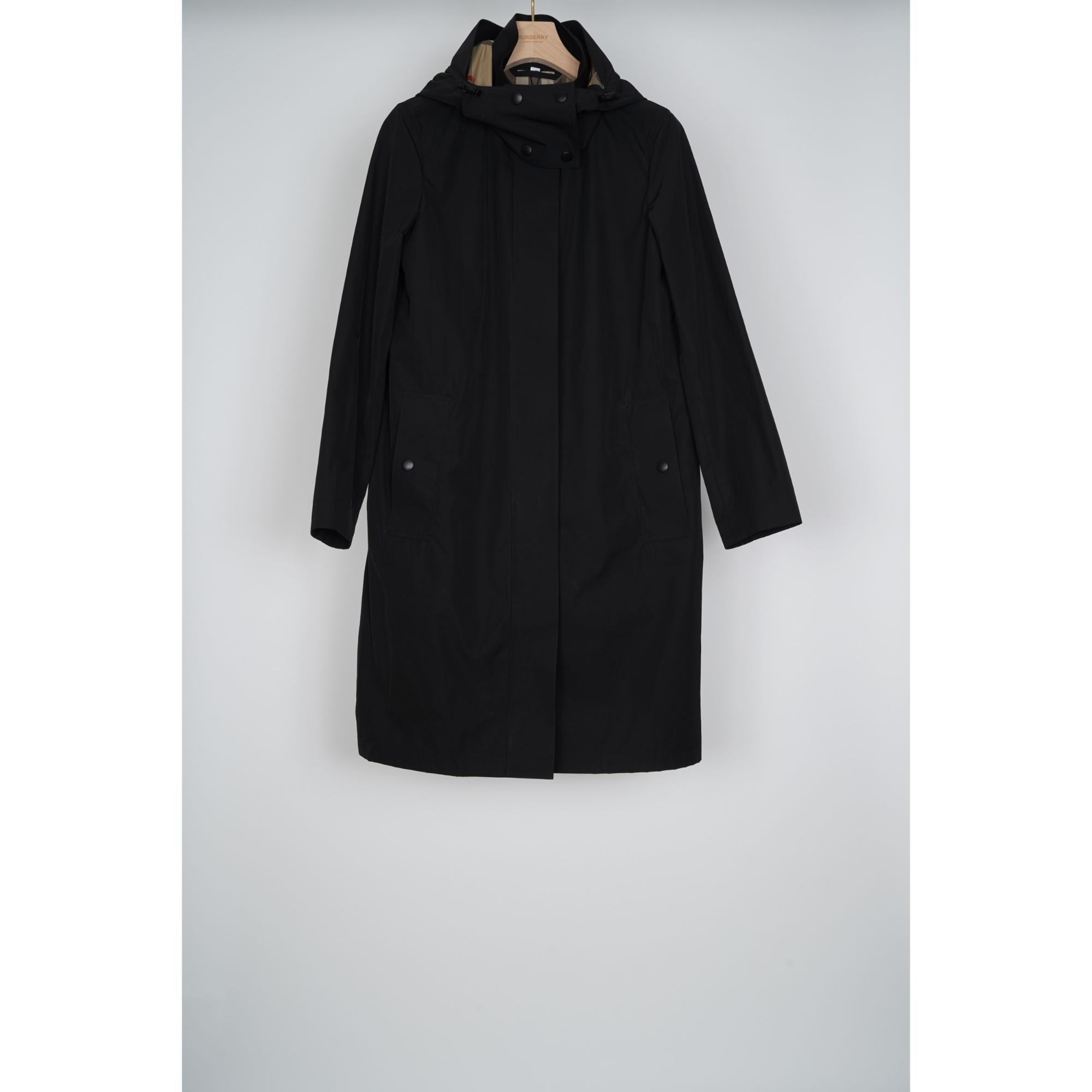 디태처블 후드 카 코트