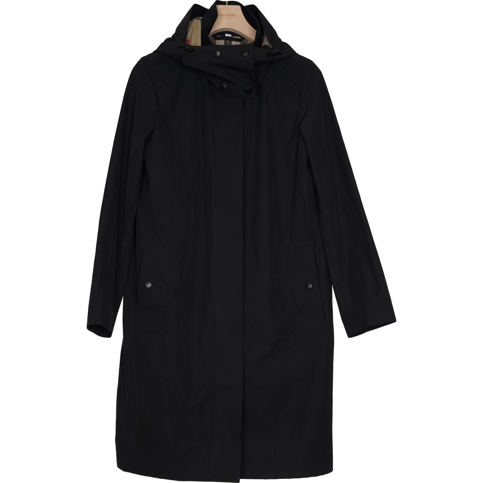 디태처블 후드 카 코트