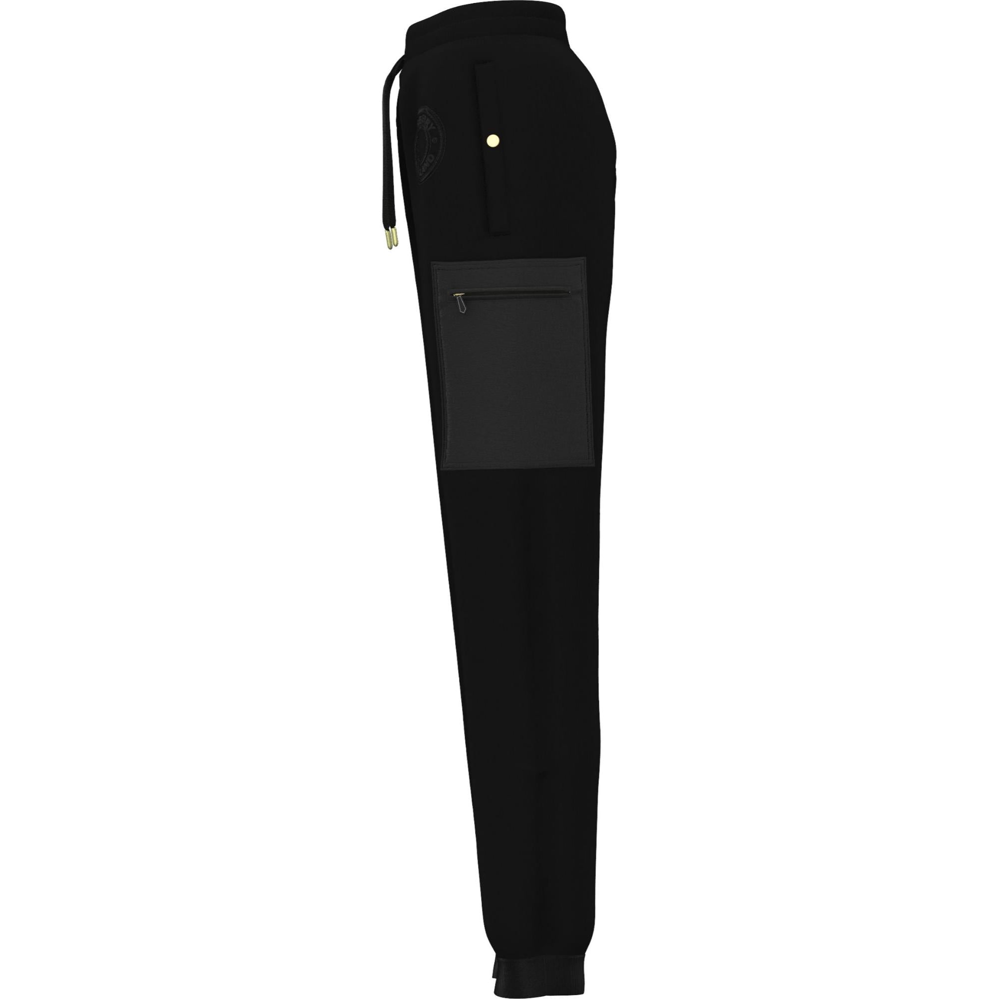 로고 그래픽 코튼 저지 조깅 팬츠