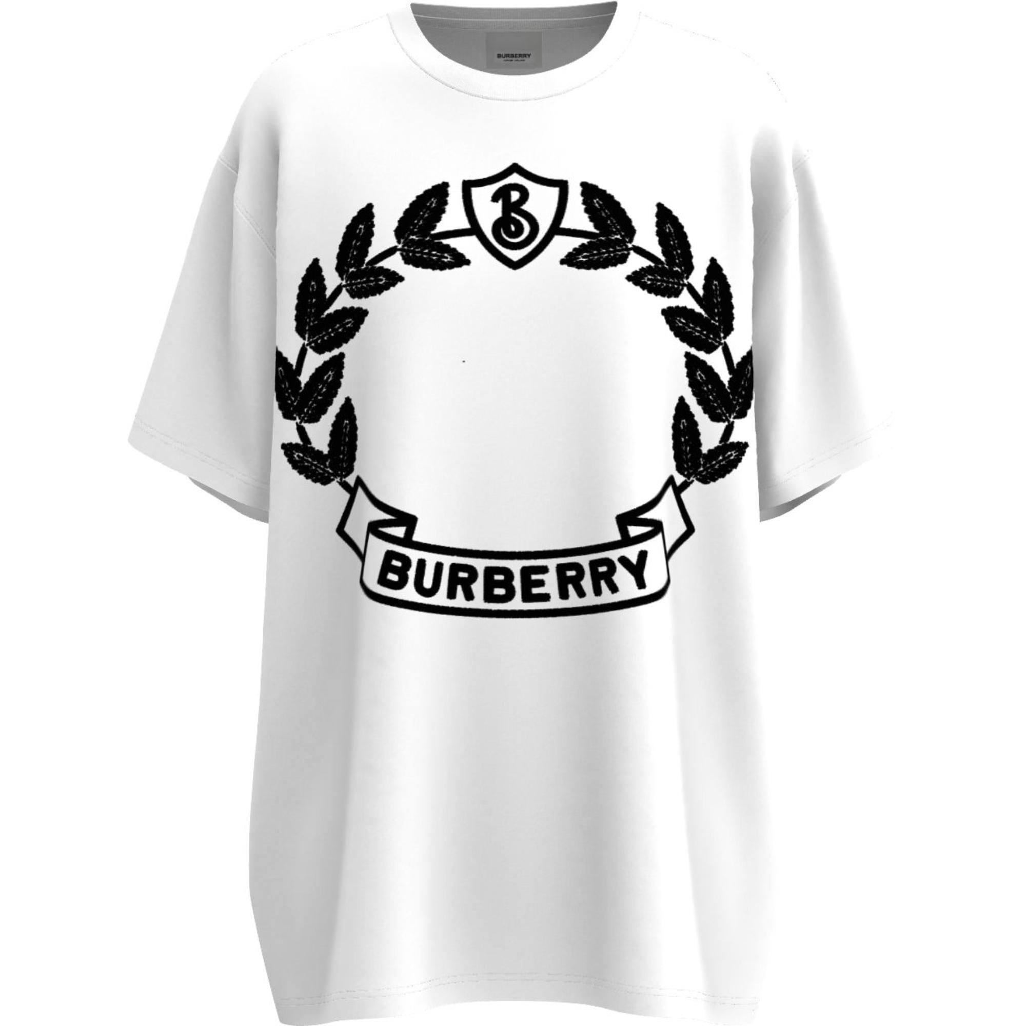 오크 리프 크레스트 코튼 오버사이즈 티셔츠