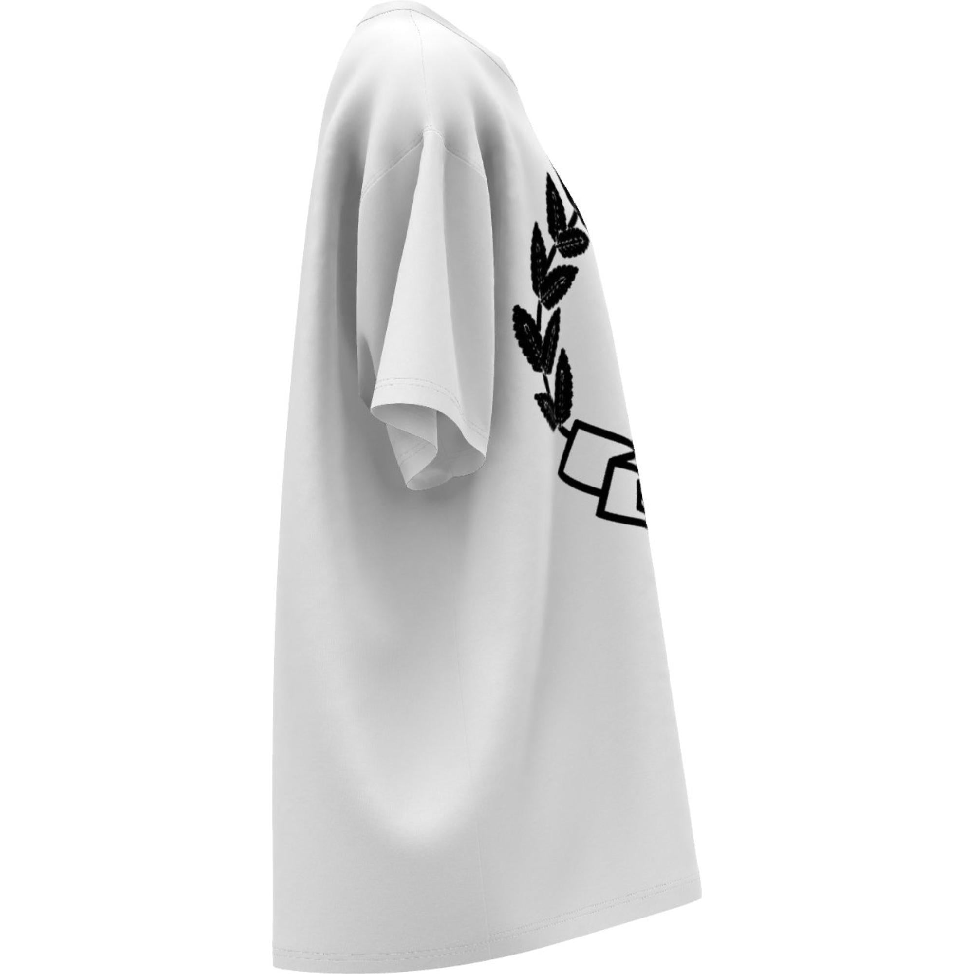 오크 리프 크레스트 코튼 오버사이즈 티셔츠