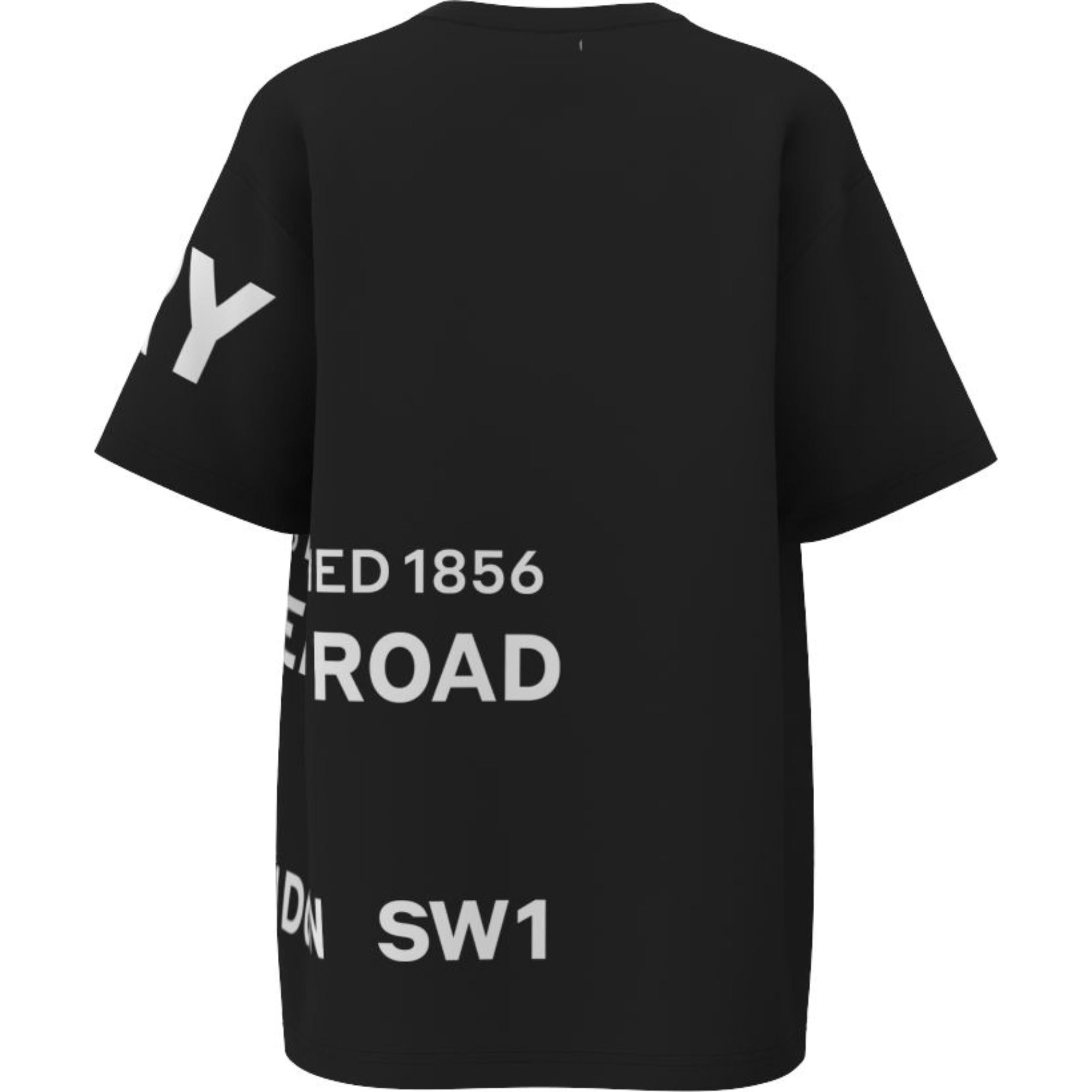 호스페리 프린트 코튼 오버사이즈 티셔츠