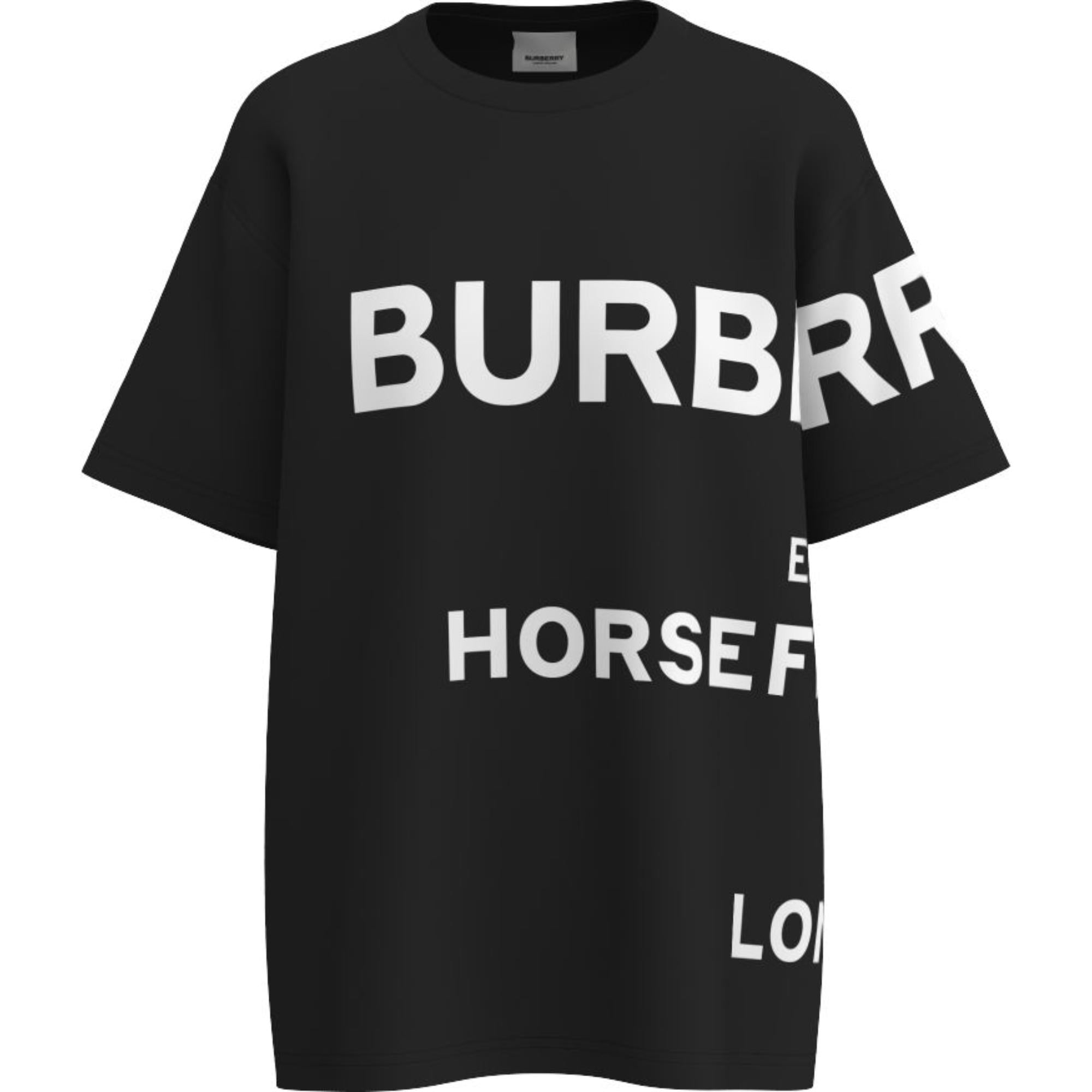 호스페리 프린트 코튼 오버사이즈 티셔츠