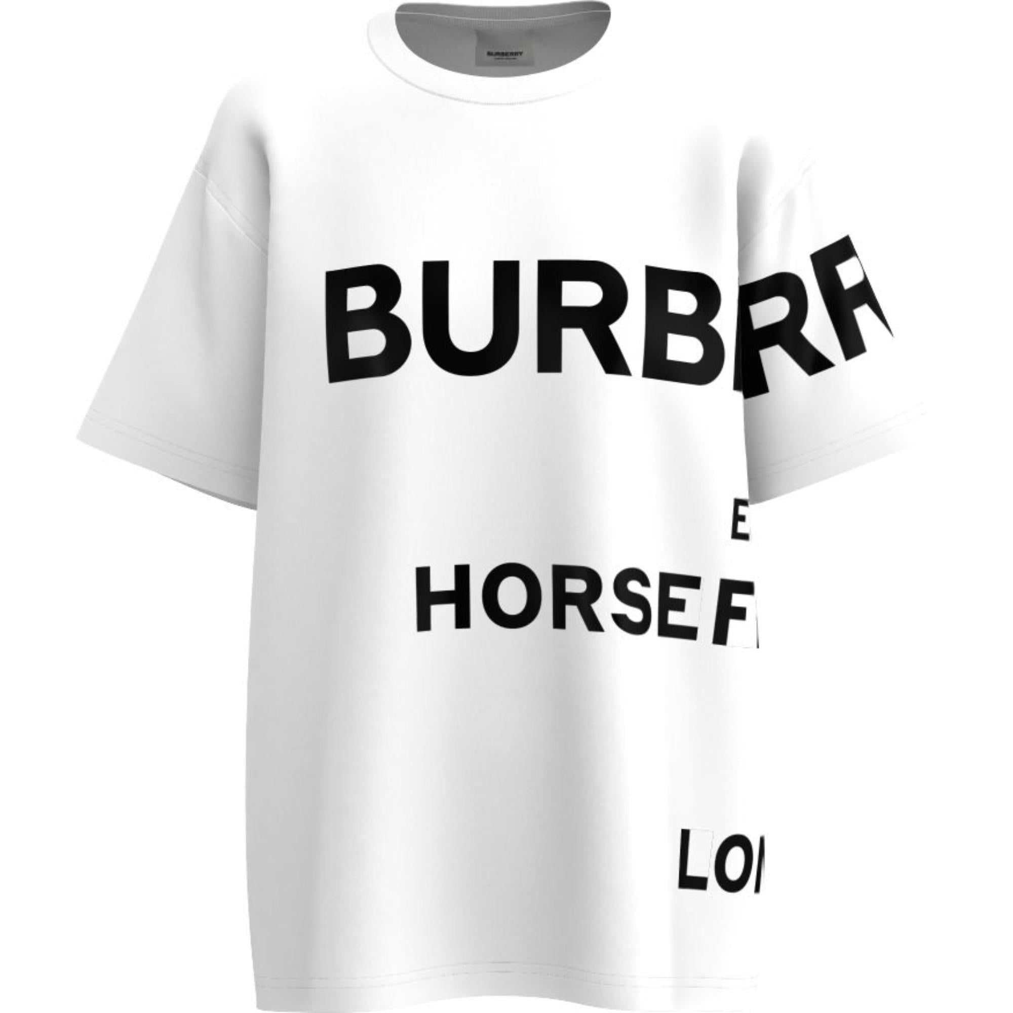 호스페리 프린트 코튼 오버사이즈 티셔츠