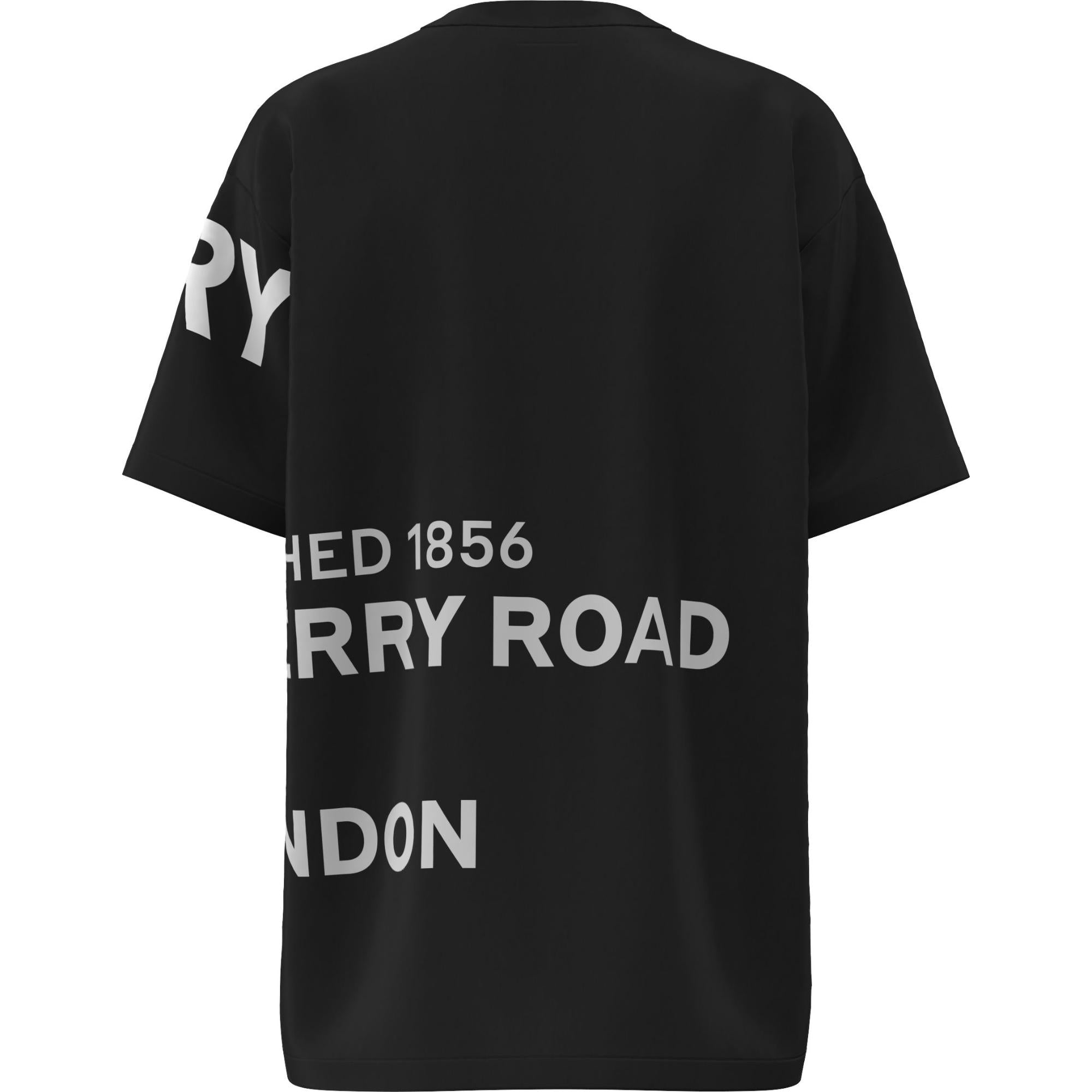 호스페리 프린트 코튼 오버사이즈 티셔츠