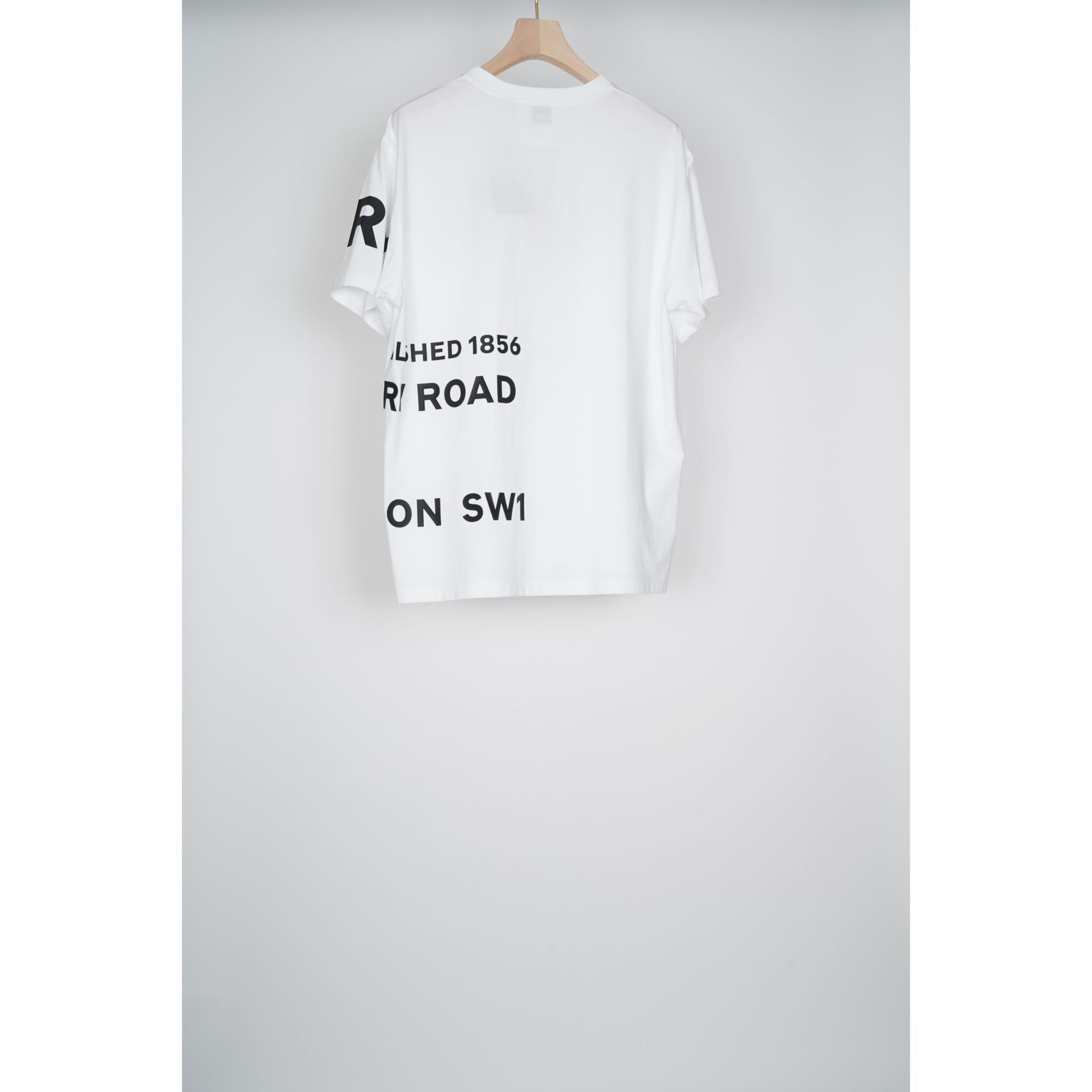 호스페리 프린트 코튼 오버사이즈 티셔츠