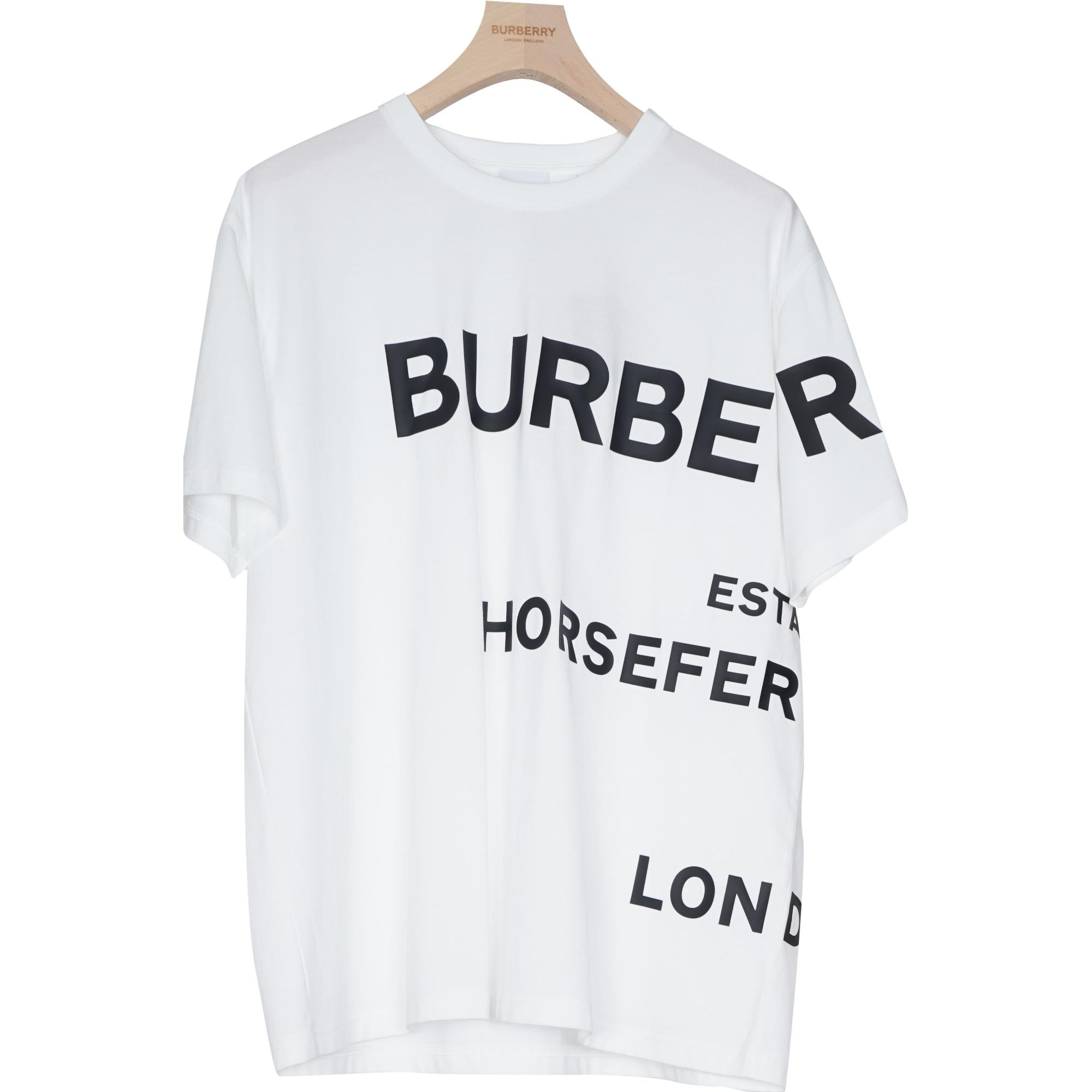 호스페리 프린트 코튼 오버사이즈 티셔츠