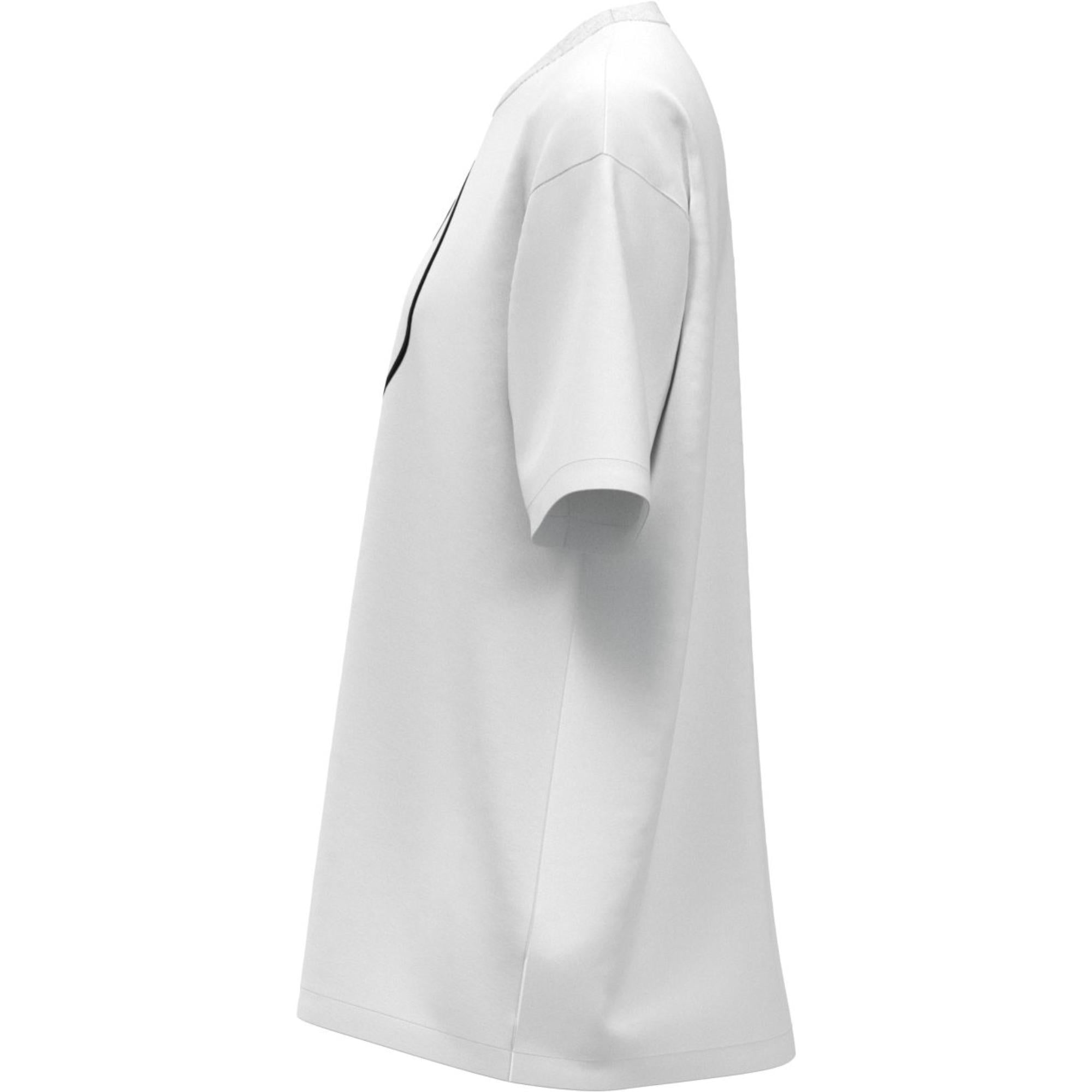 모노그램 모티프 코튼 오버사이즈 티셔츠