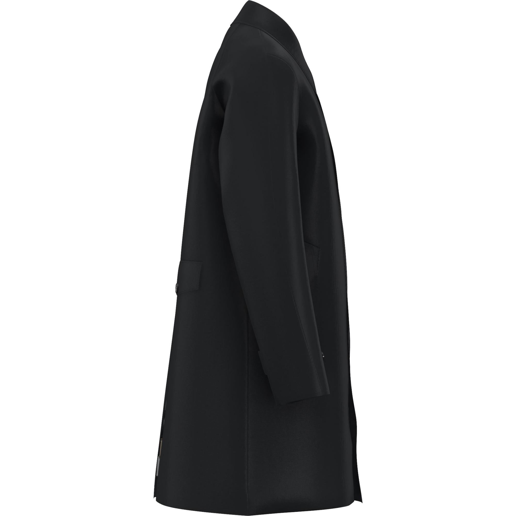 아카이브 라이닝 코튼 개버딘 카 코트