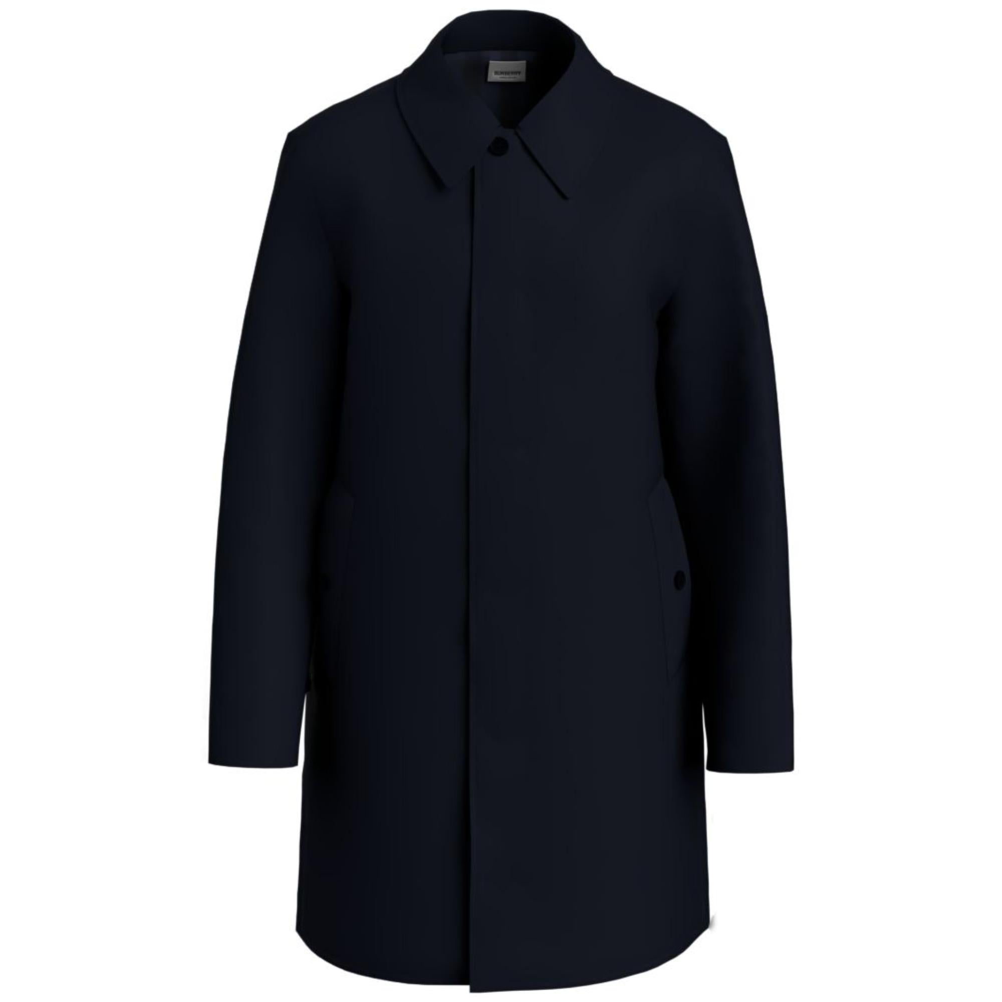 미드 렝스 라이트 개버딘 카 코트