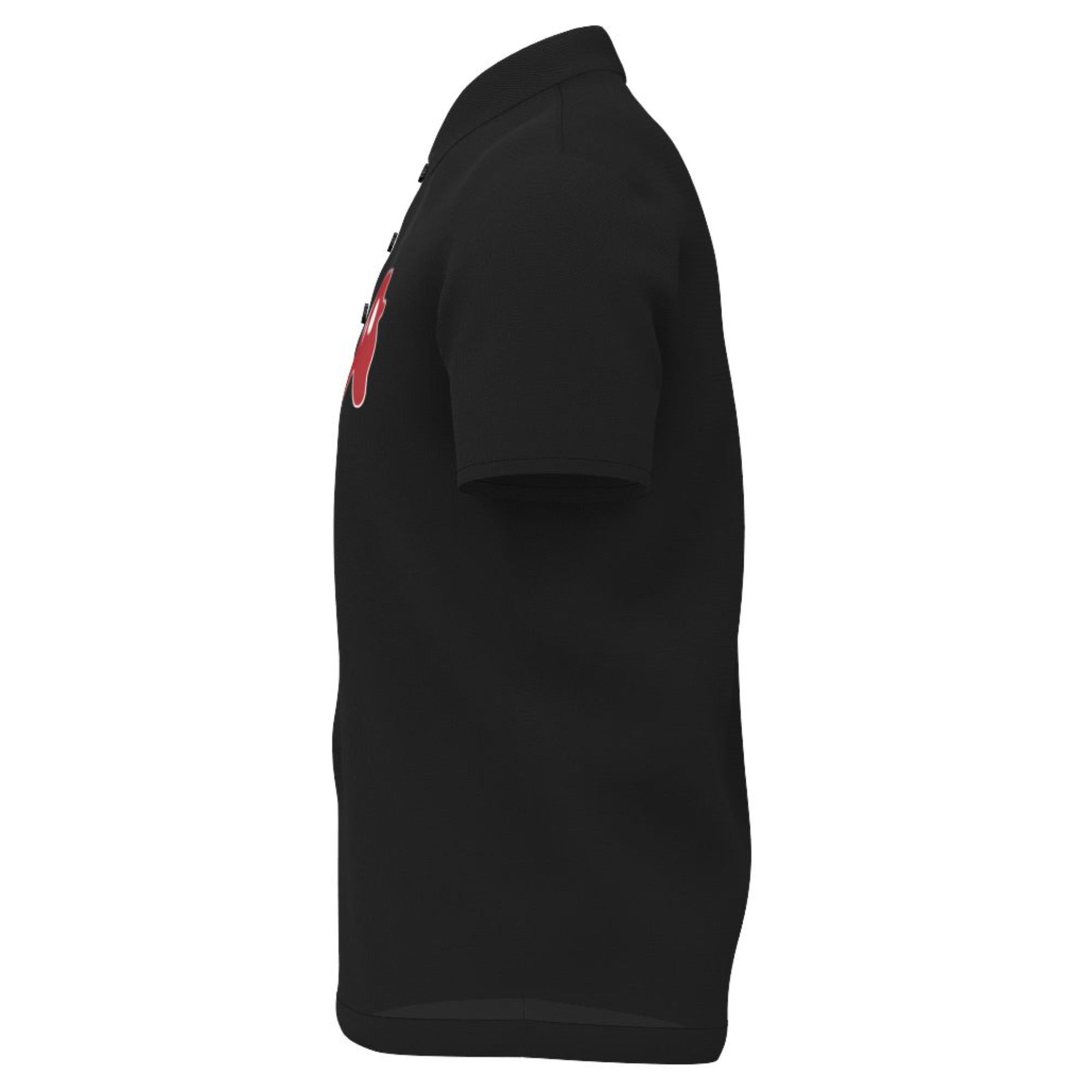 몬스터 그래픽 코튼 피케 오버사이즈 폴로셔츠