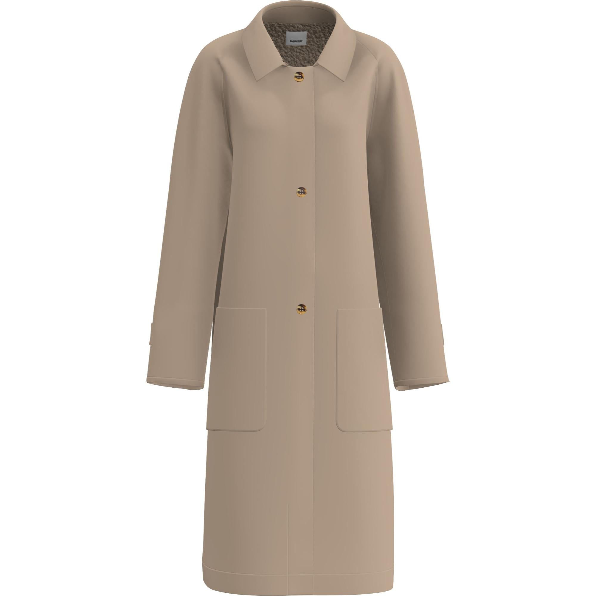 시얼링 싱글브레스트 코트