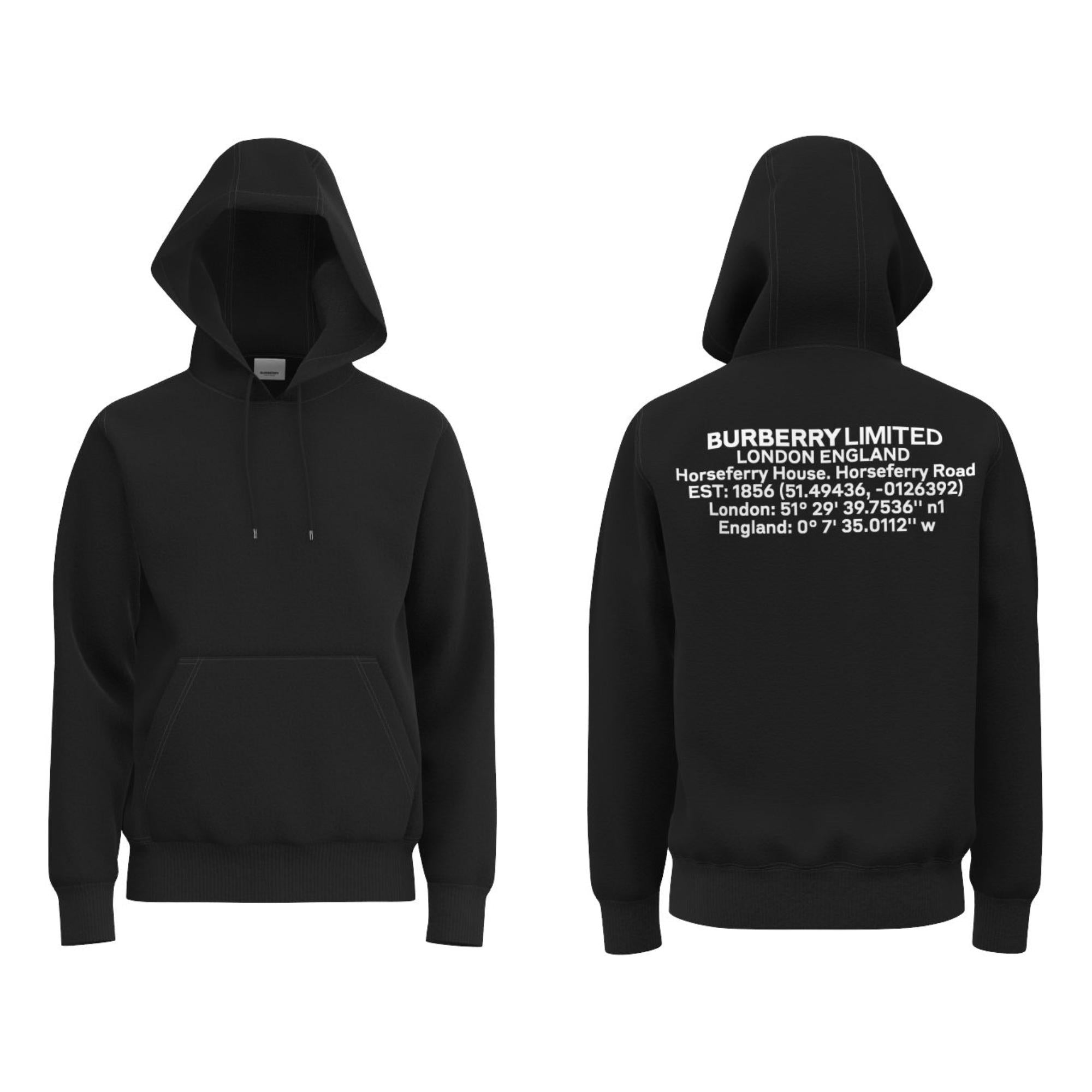 로케이션 프린트 코튼 블렌드 후디