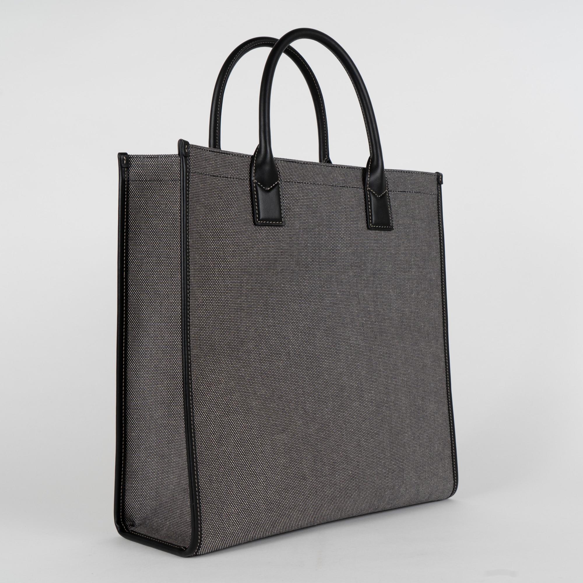 호스페리 프린트 코튼 캔버스 토트