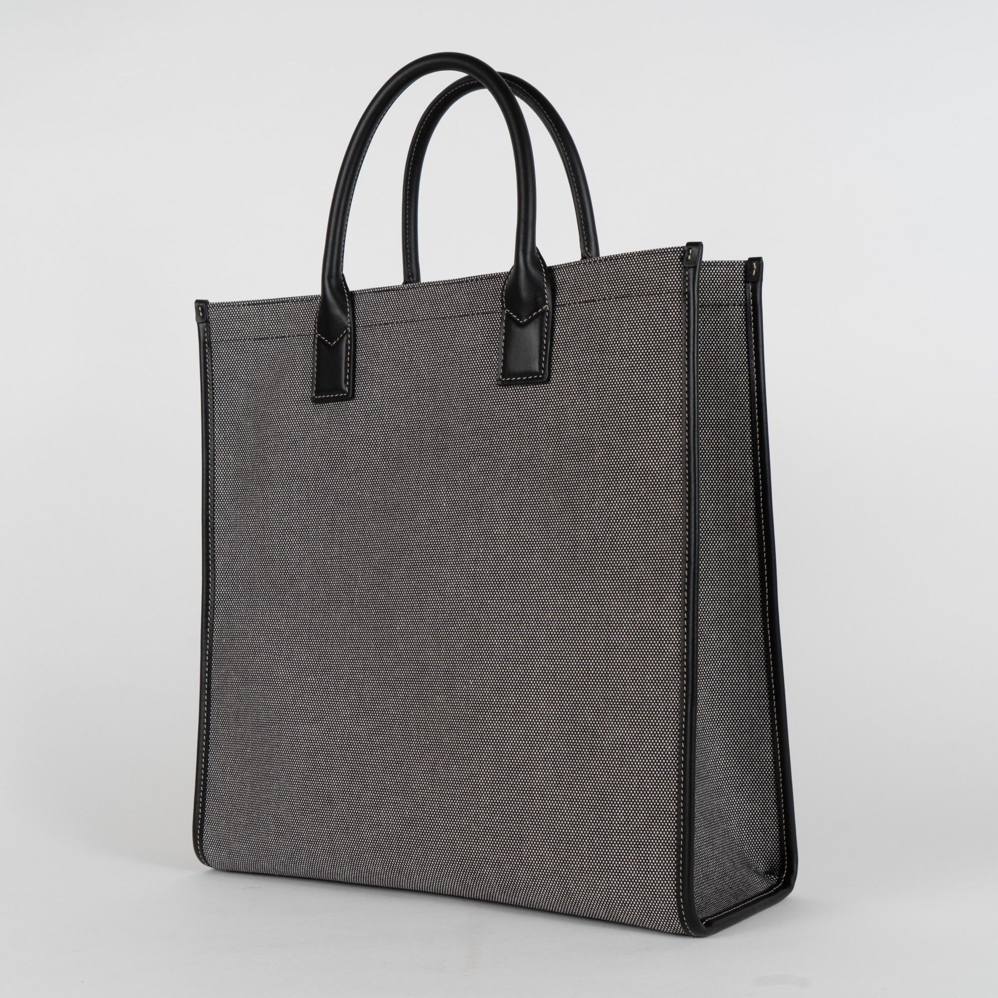 호스페리 프린트 코튼 캔버스 토트