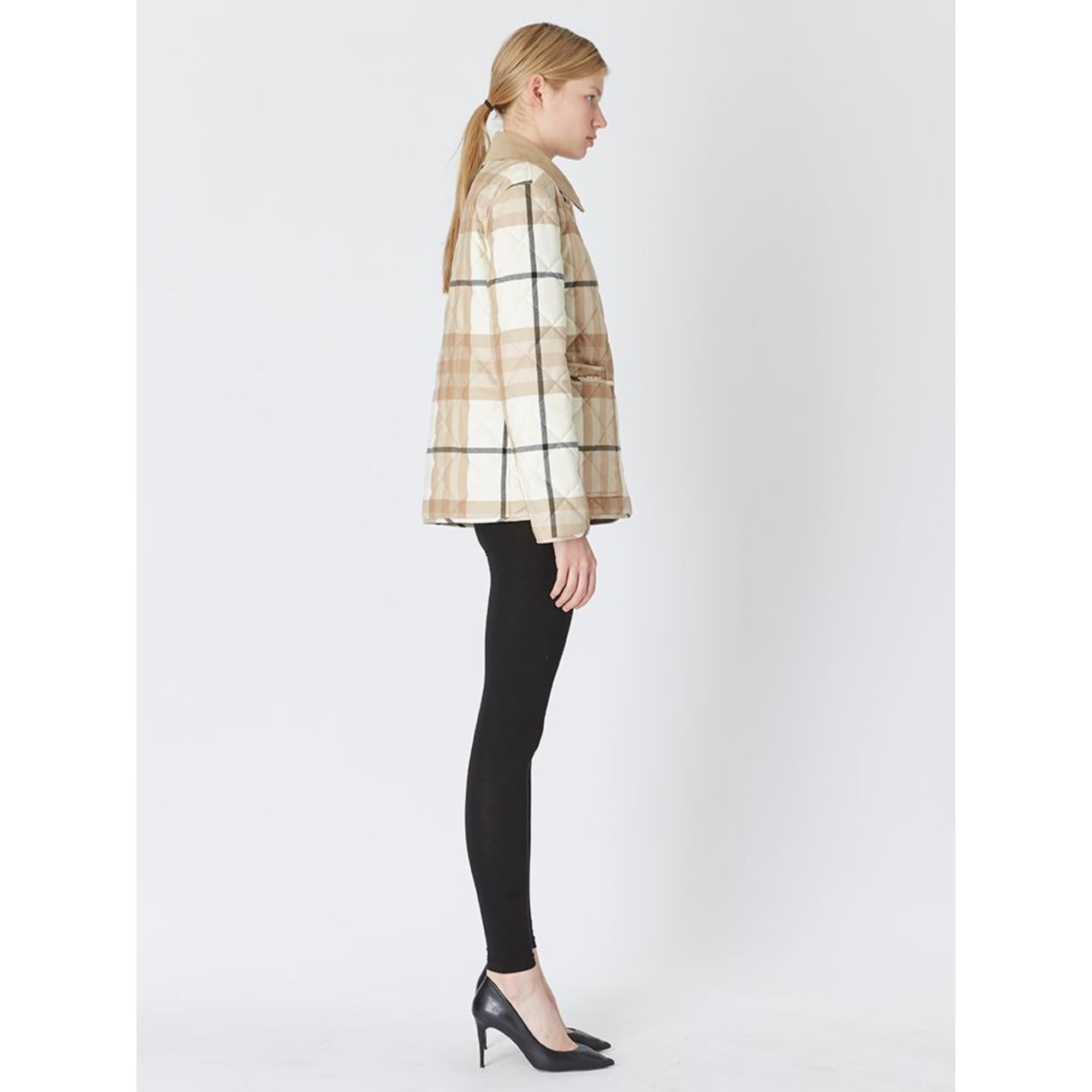 코듀로이 칼라 다이아몬드 퀼팅 울 반 재킷