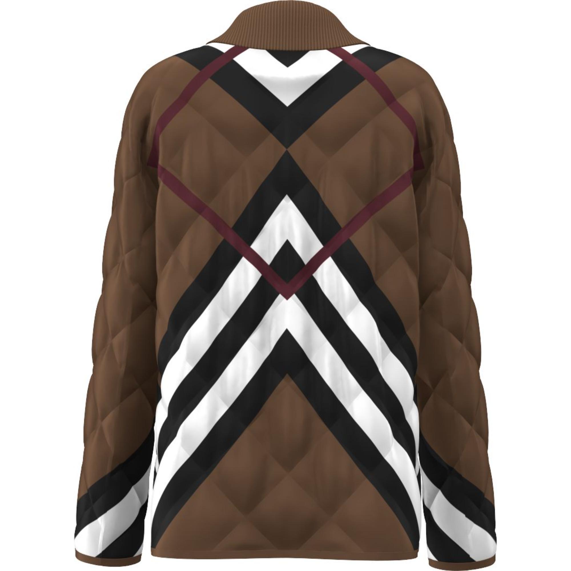 쉐브론 체크 다이아몬드 퀼팅 재킷