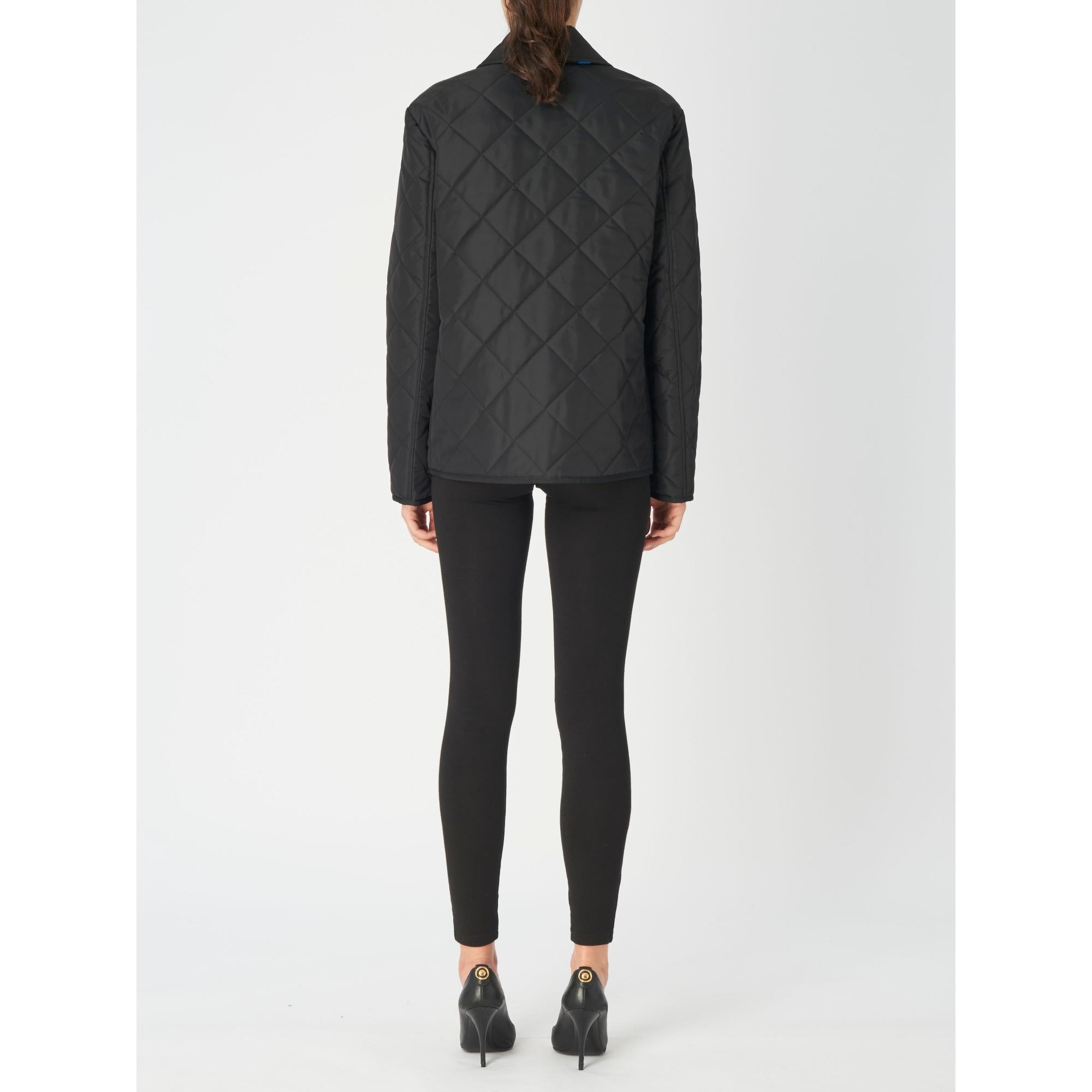 퀼팅 나일론 반 재킷