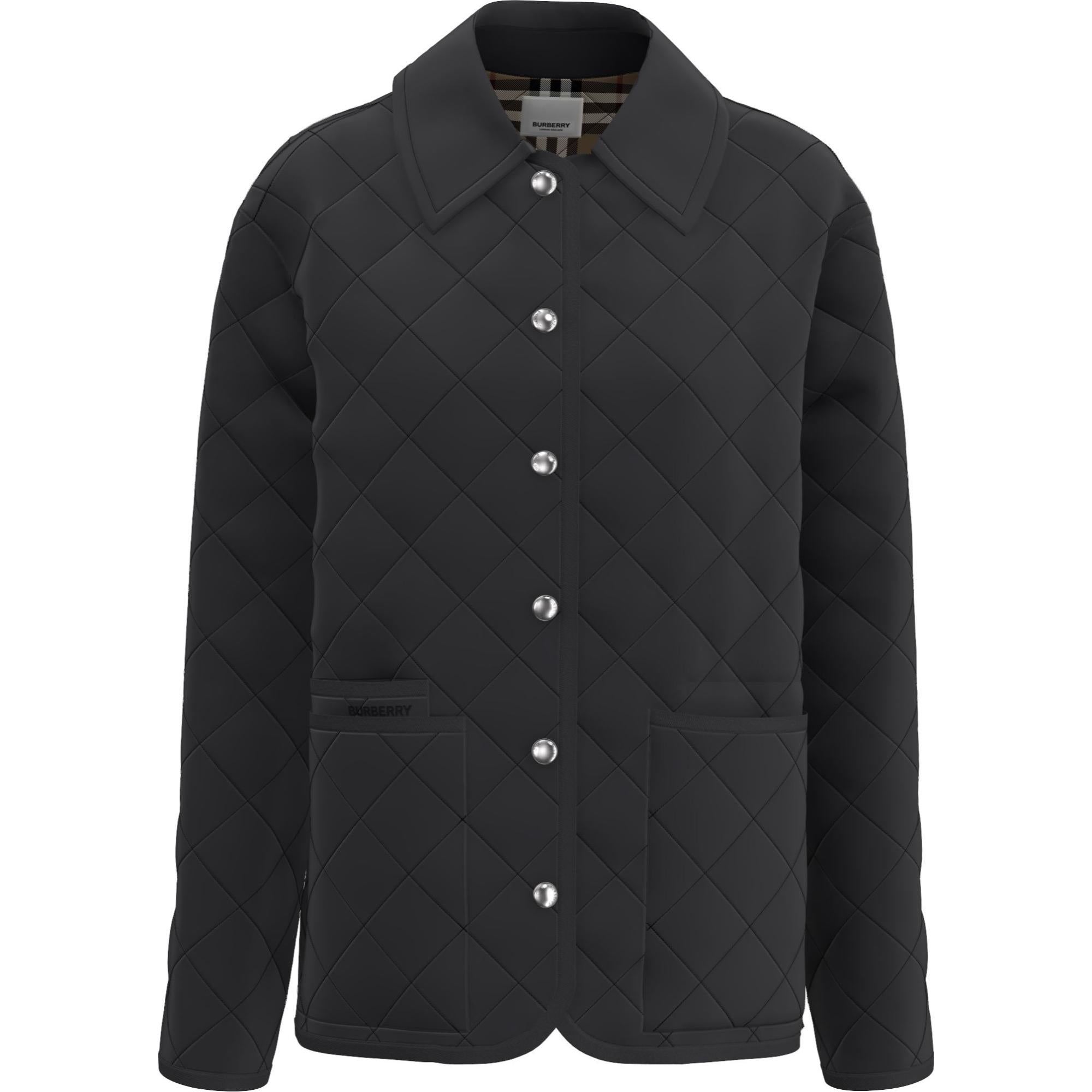 퀼팅 나일론 반 재킷