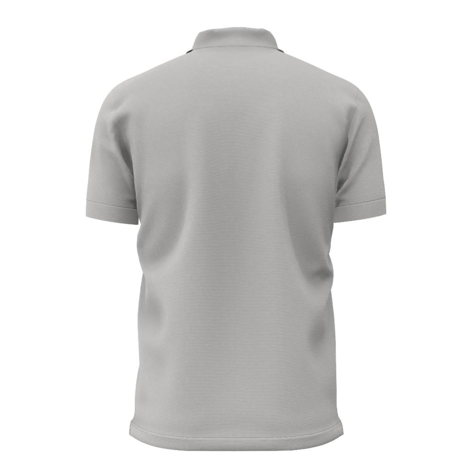 모노그램 모티프 코튼 피케 폴로셔츠