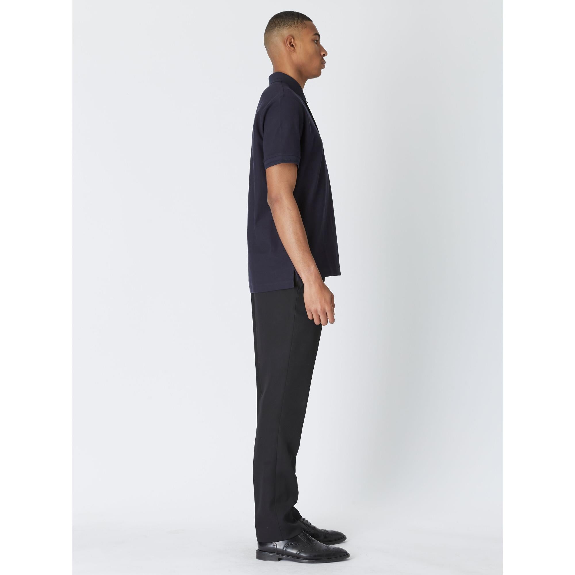 모노그램 모티프 폴로셔츠