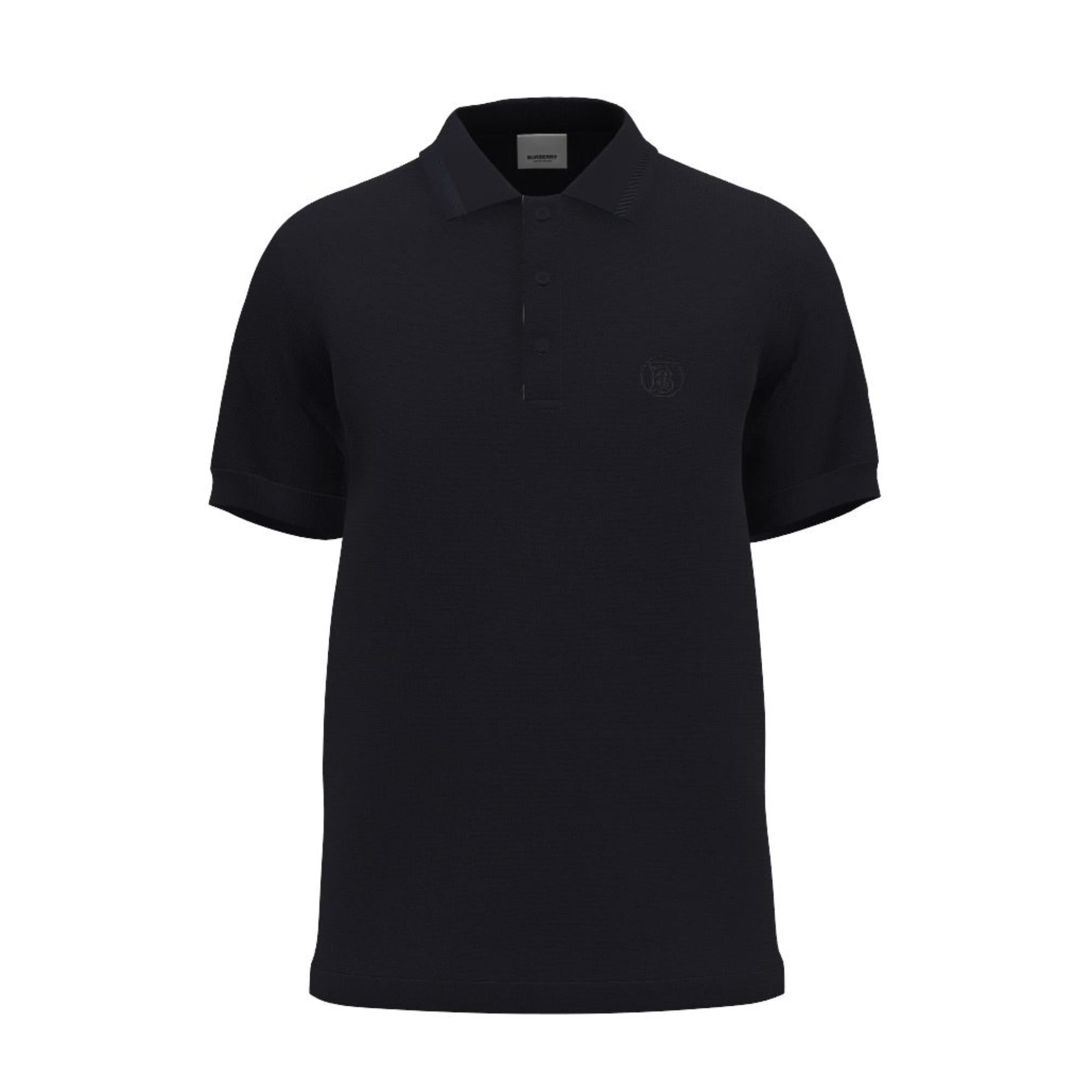 모노그램 모티프 폴로셔츠