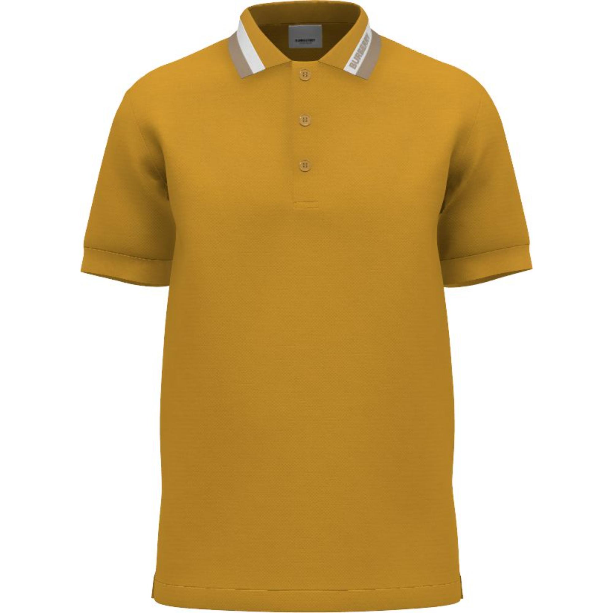 로고 디테일 코튼 피케 폴로셔츠