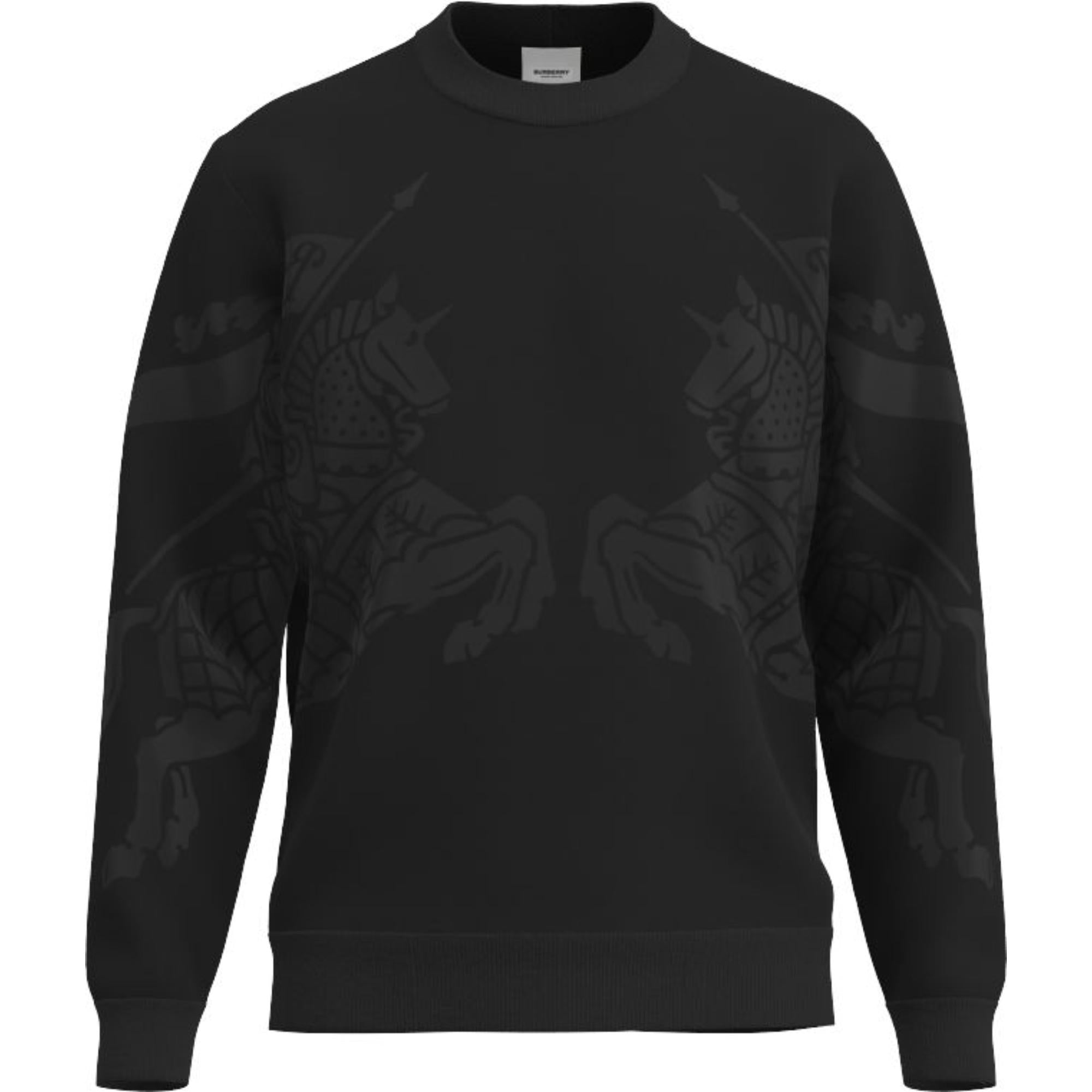 EKD 프린트 코튼 스웨트셔츠