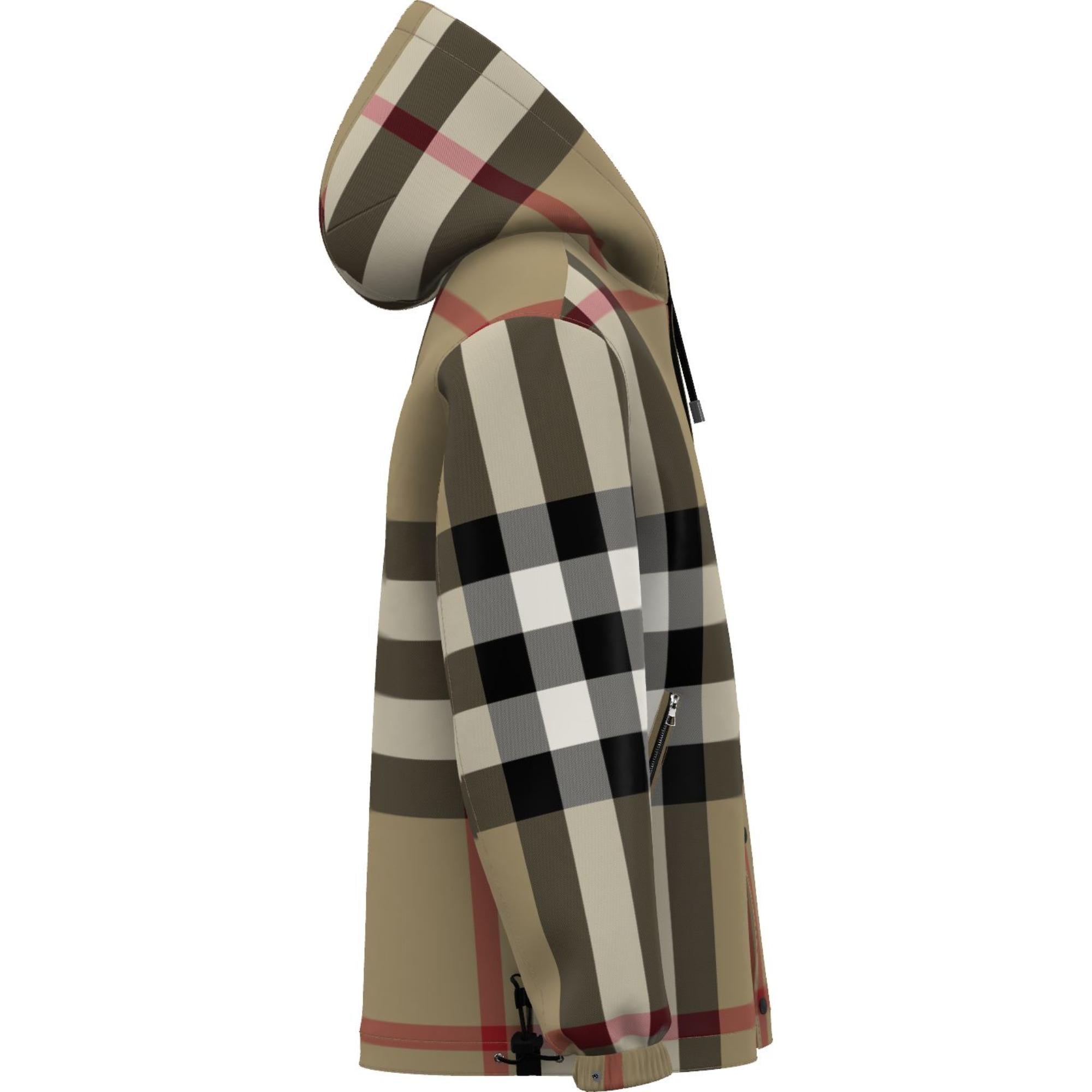 리버시블 후드 재킷