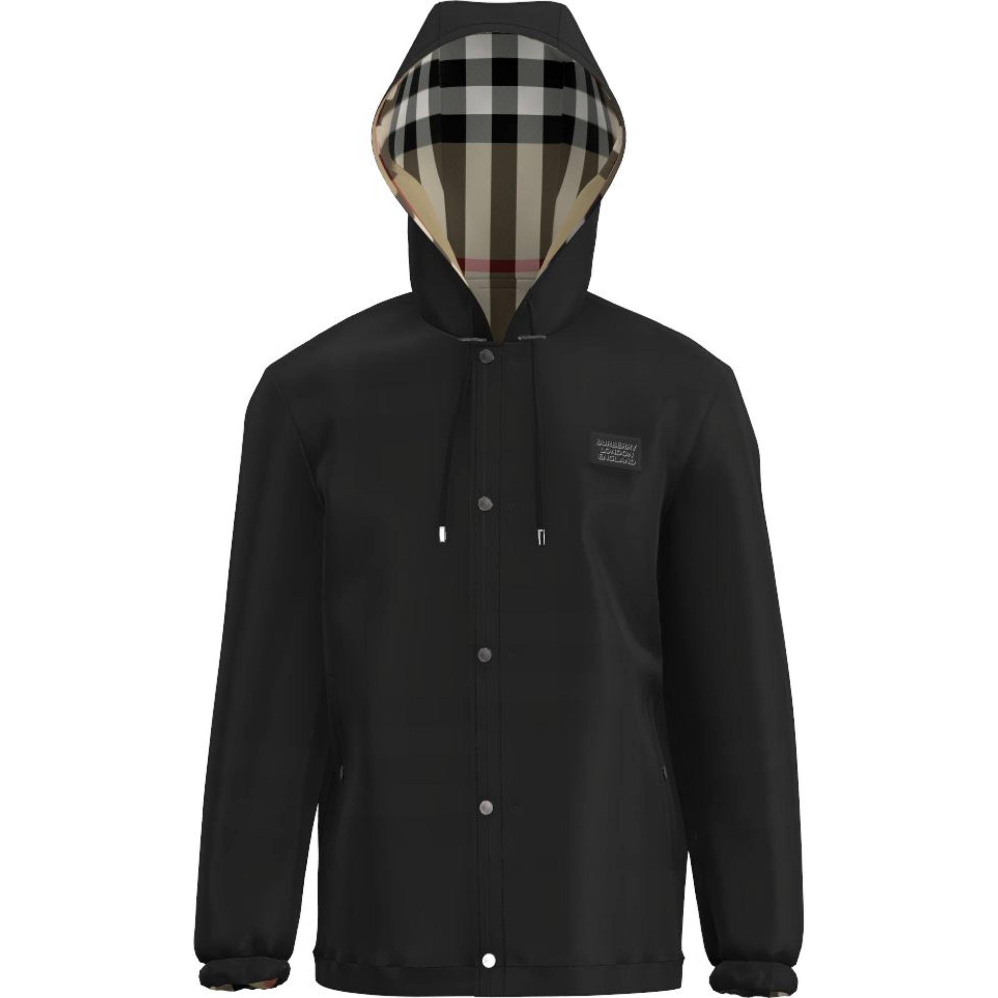 리버시블 후드 재킷