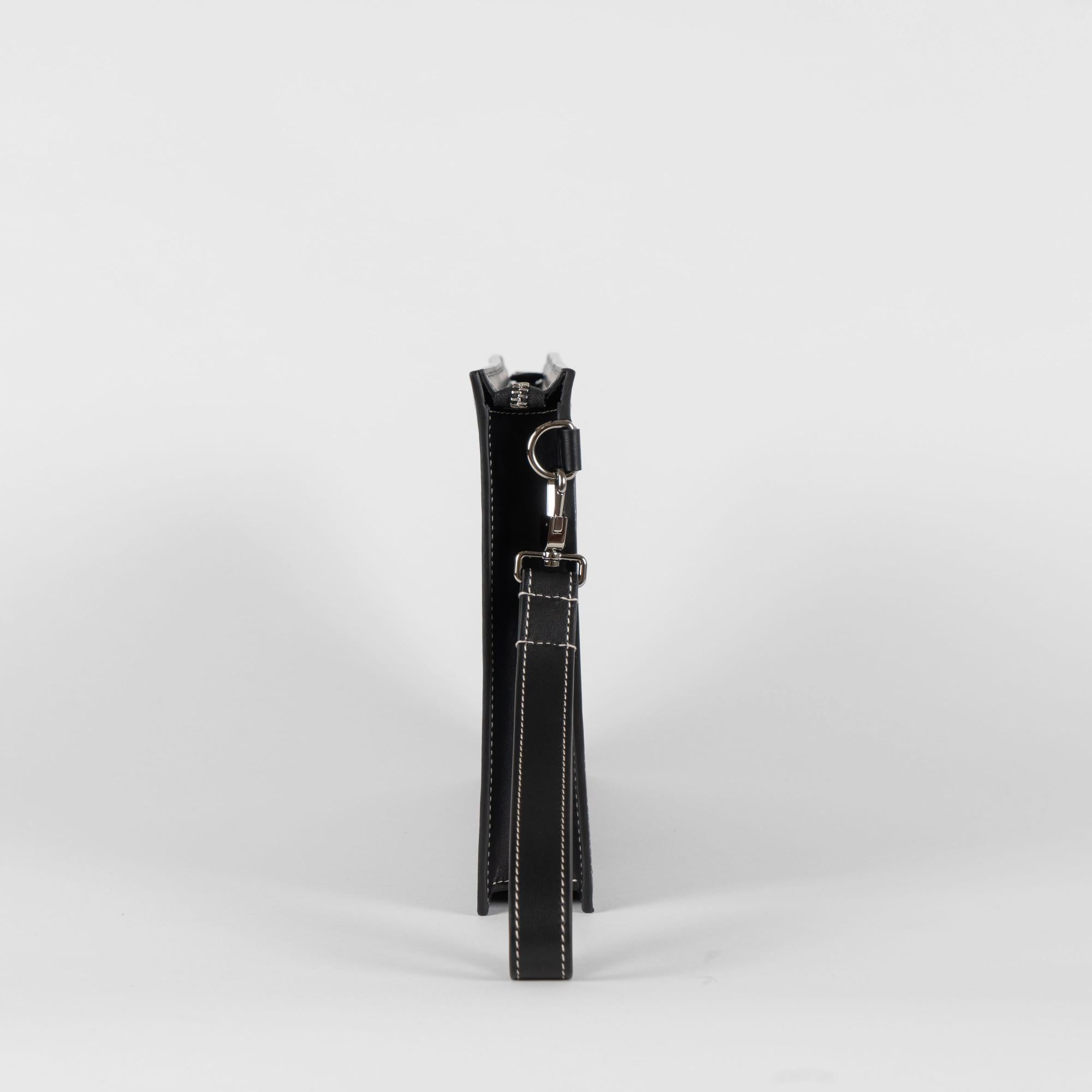 호스페리 프린트 코튼 캔버스 지퍼 파우치