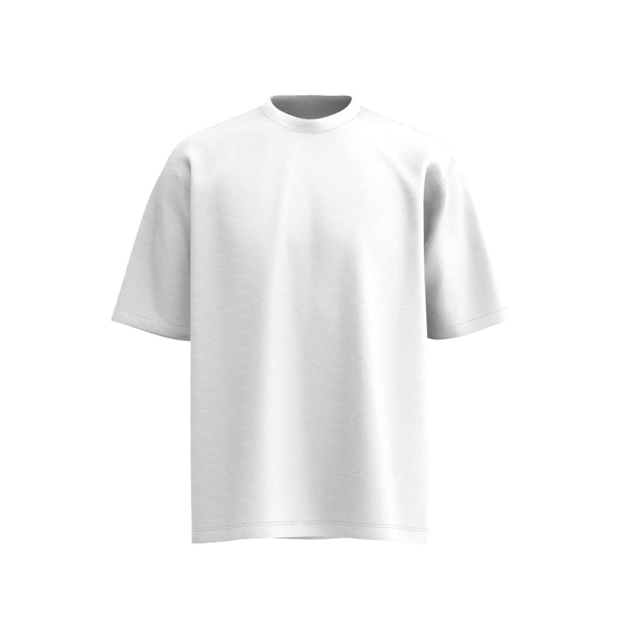 모노그램 모티프 코튼 티셔츠