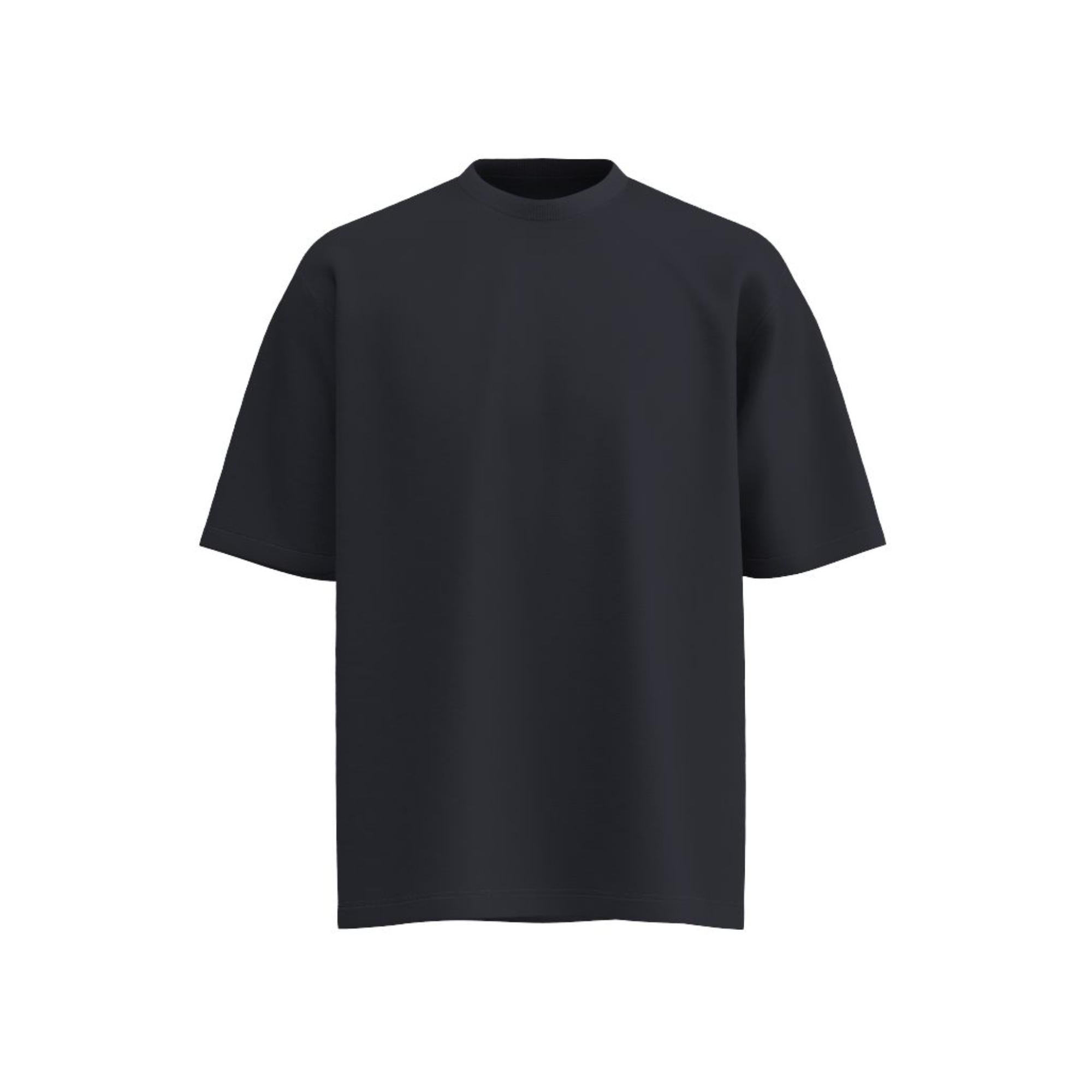 모노그램 모티프 코튼 티셔츠