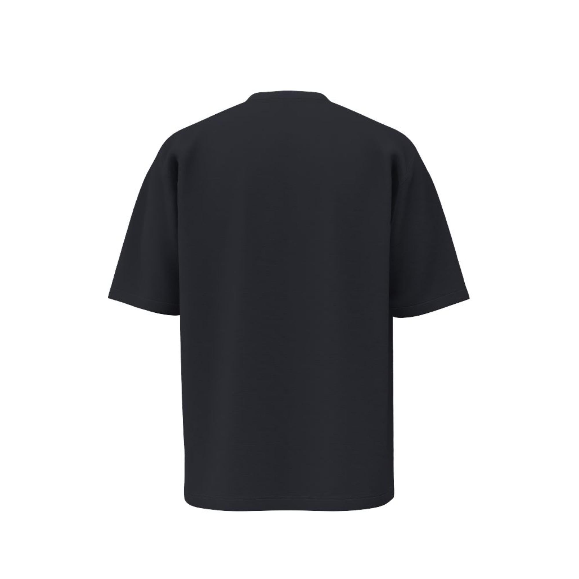 모노그램 모티프 코튼 티셔츠