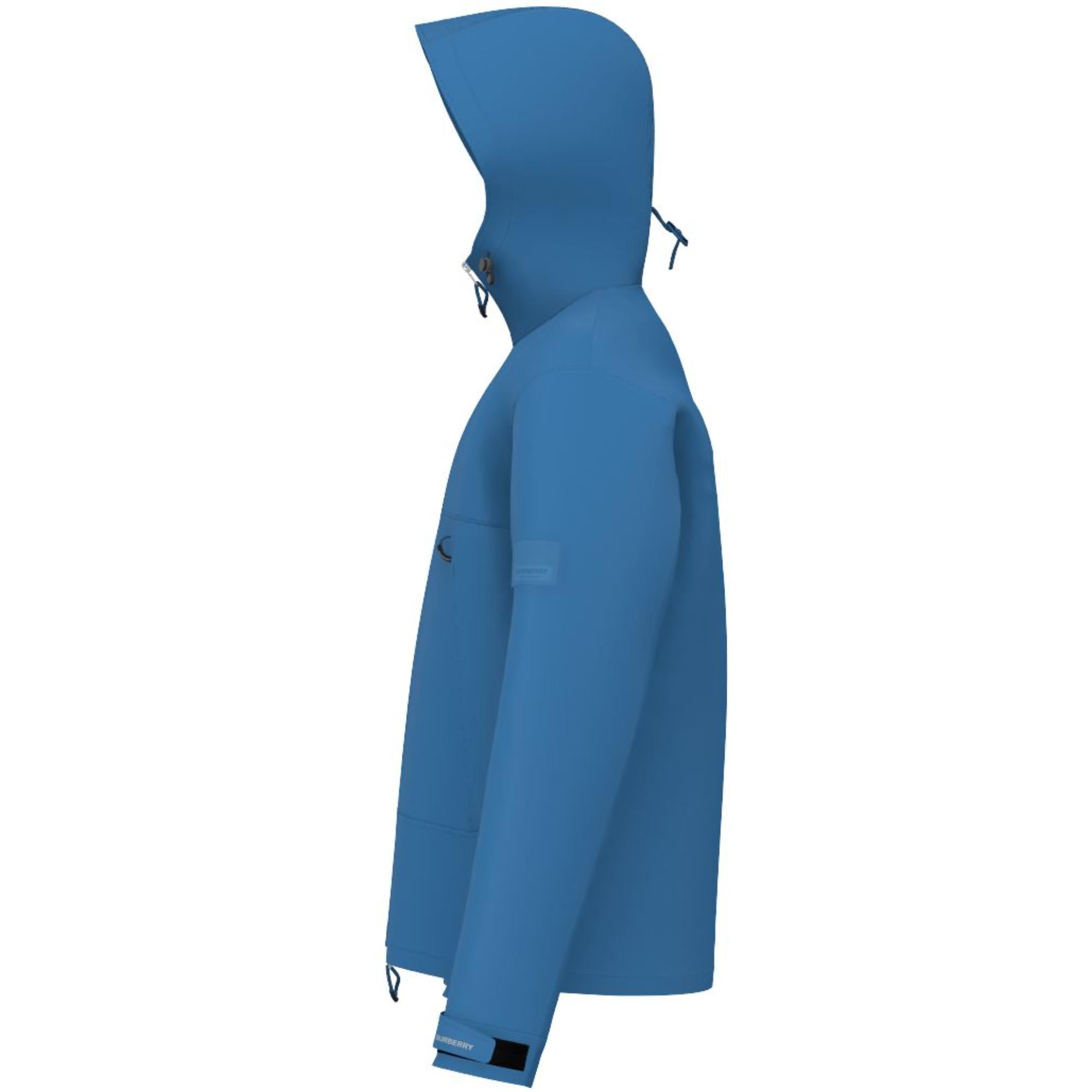 로고 아플리케 라이트 후드 재킷