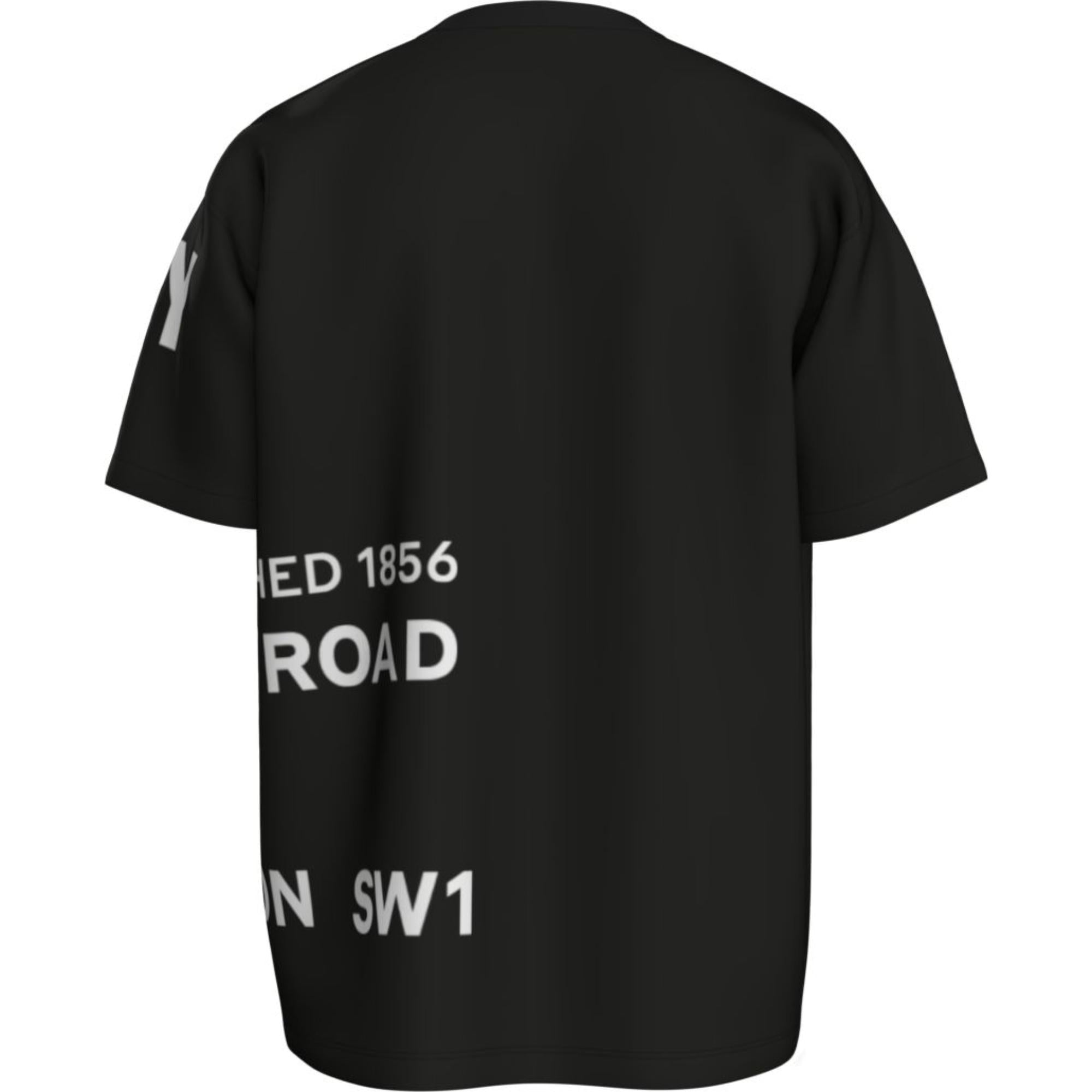 호스페리 프린트 코튼 오버사이즈 티셔츠