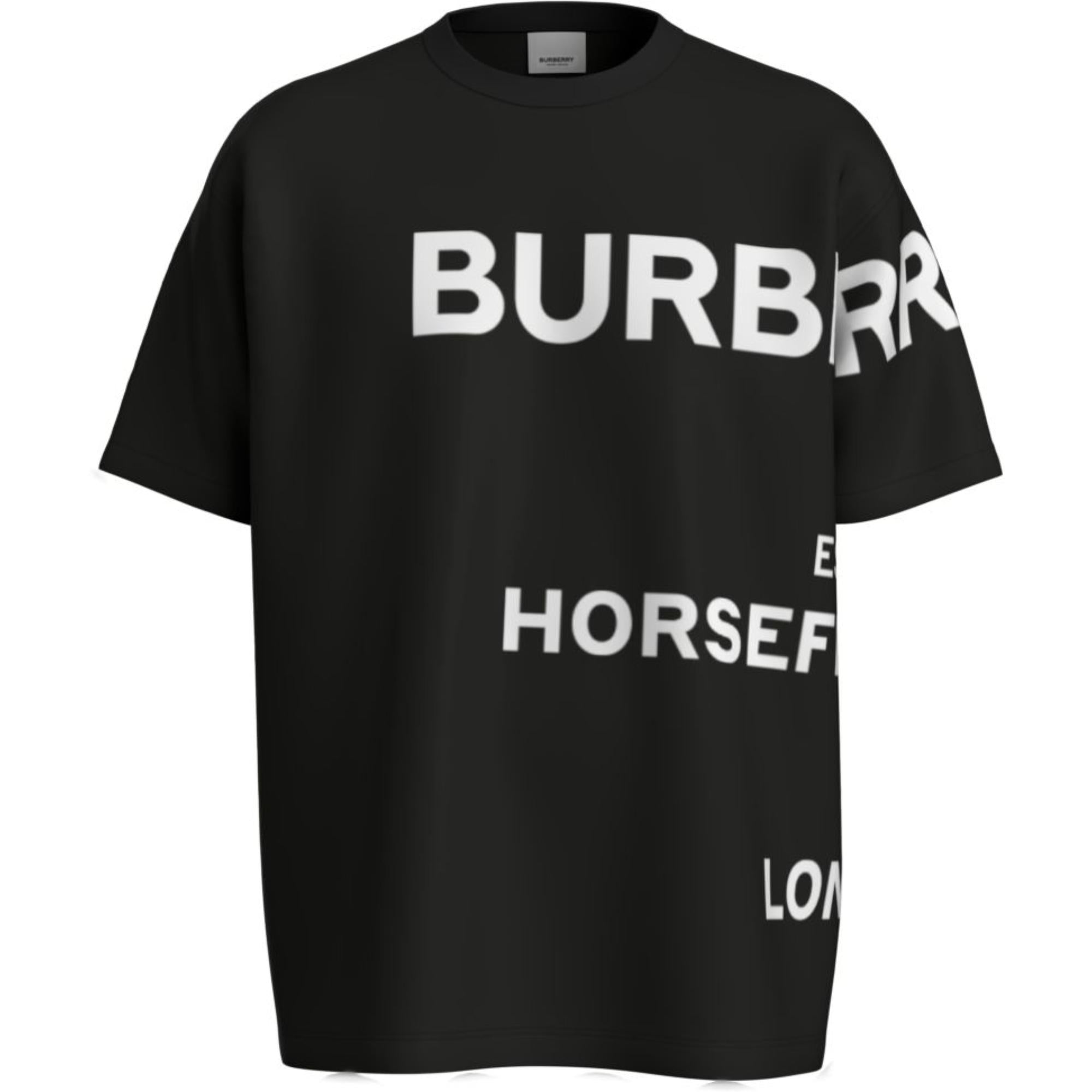 호스페리 프린트 코튼 오버사이즈 티셔츠