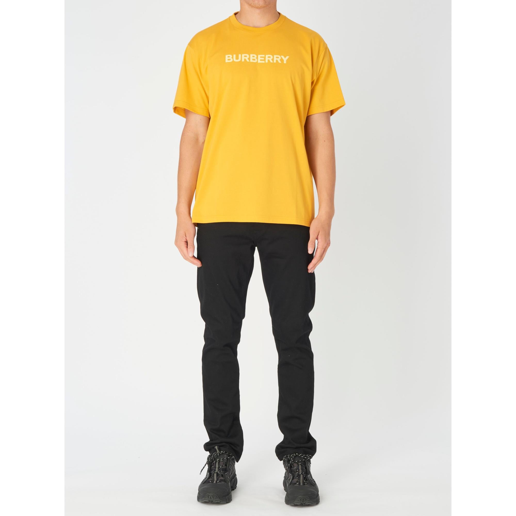 로고 프린트 코튼 저지 티셔츠