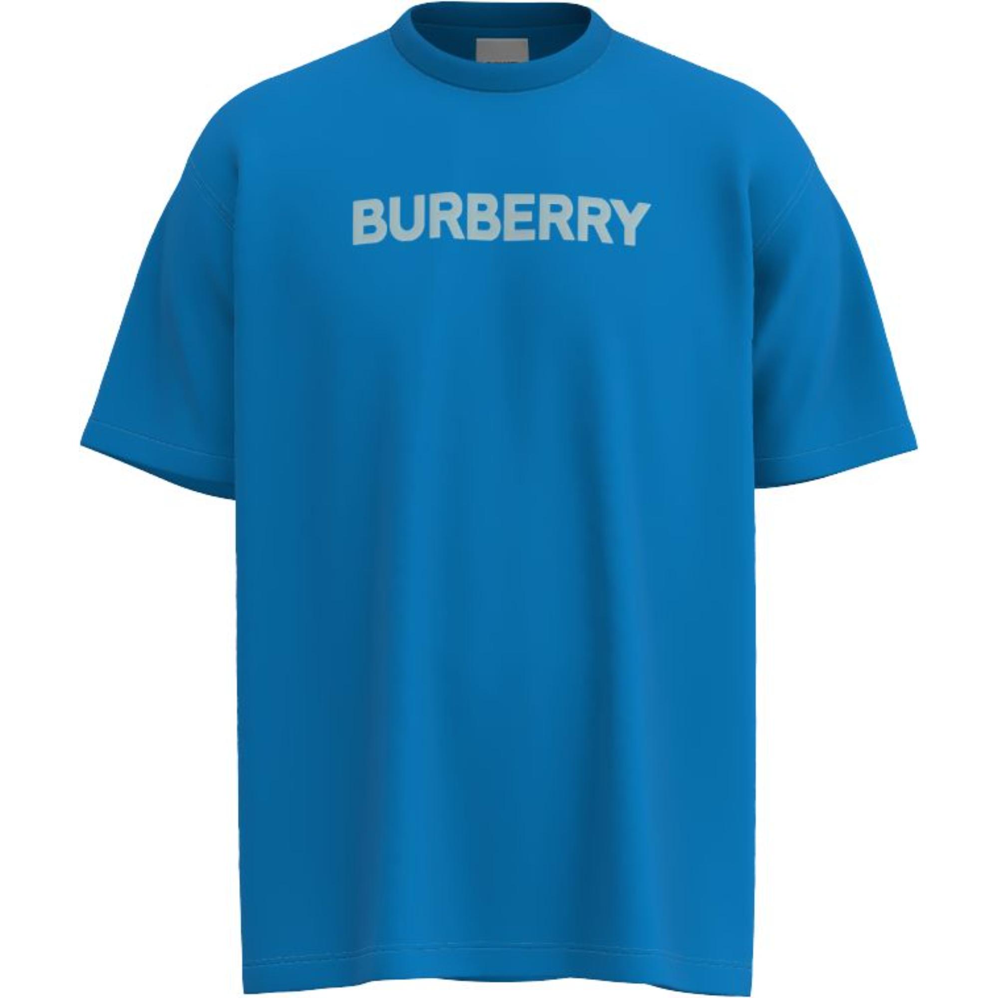 로고 프린트 코튼 저지 티셔츠