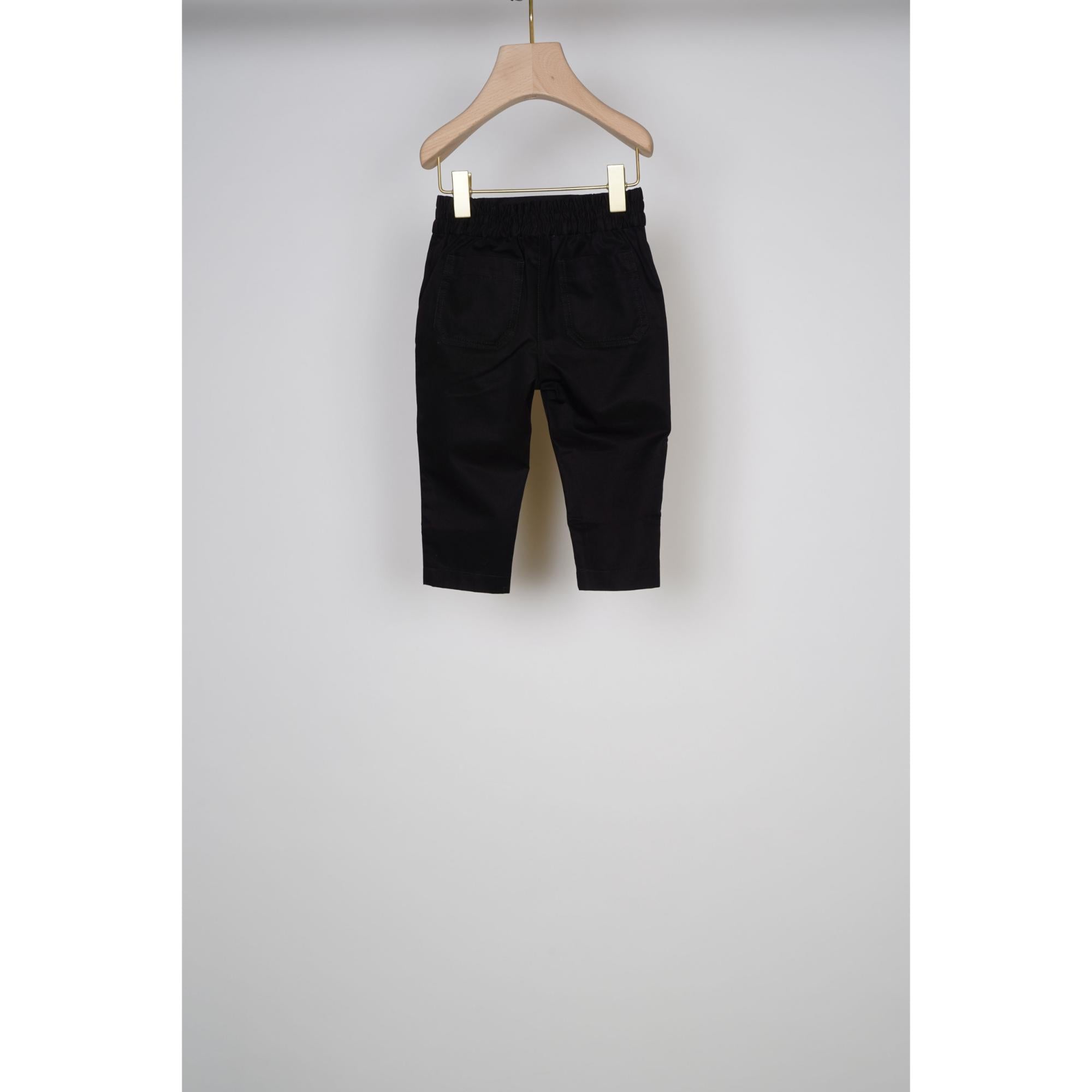 모노그램 모티프 코튼 팬츠