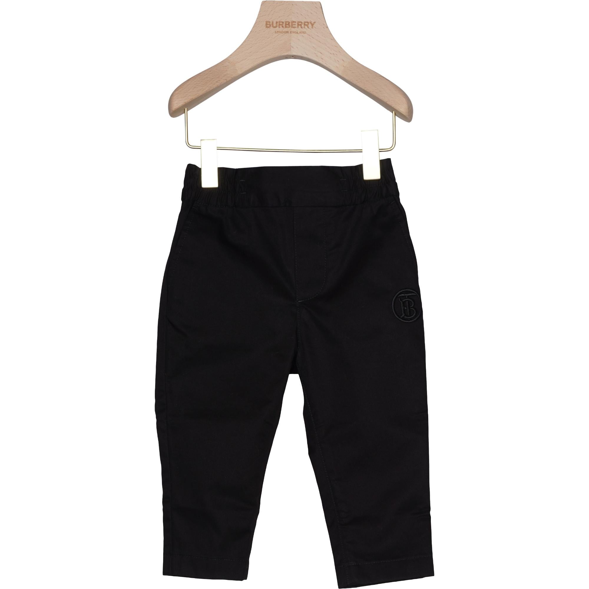 모노그램 모티프 코튼 팬츠