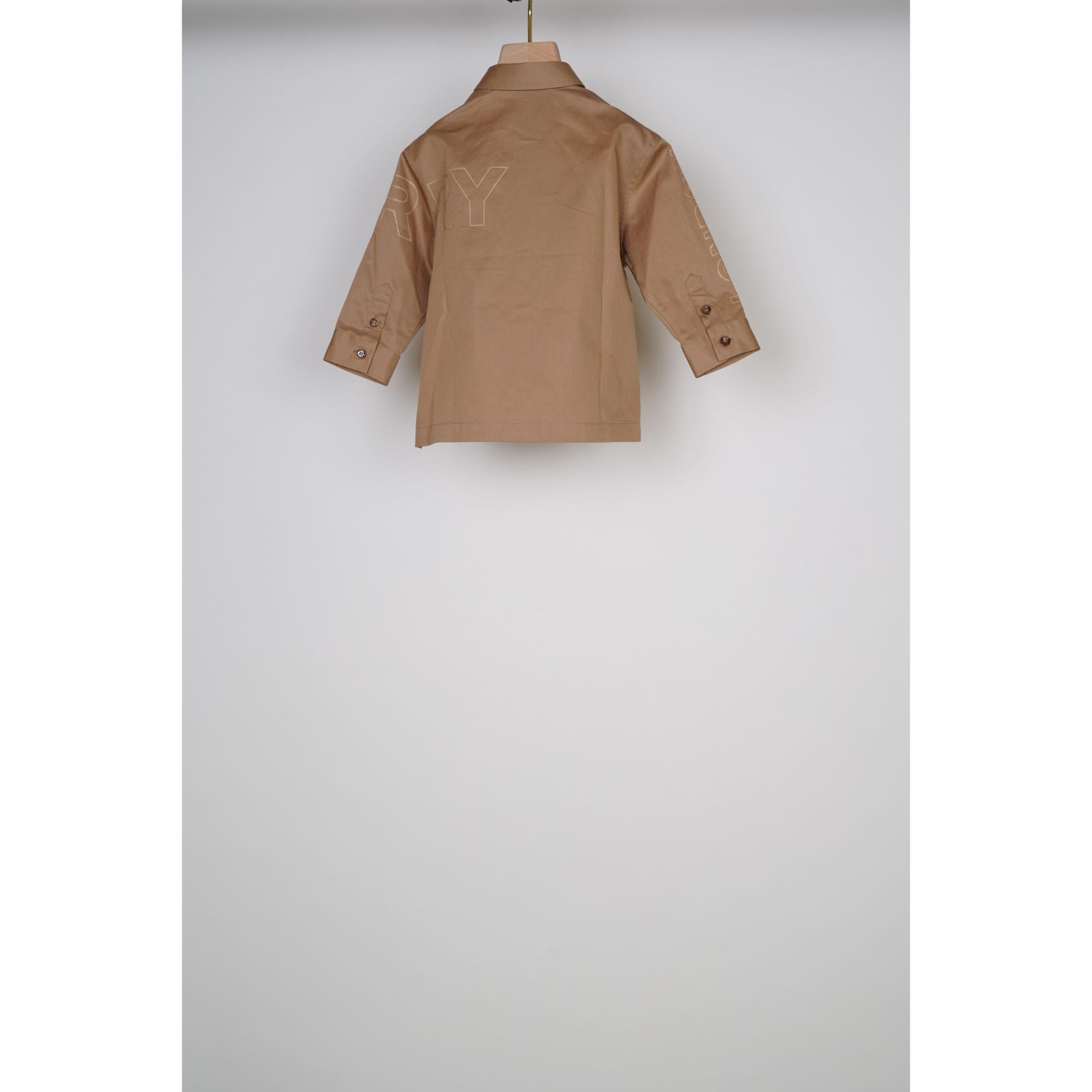 호스페리 프린트 코튼 셔츠